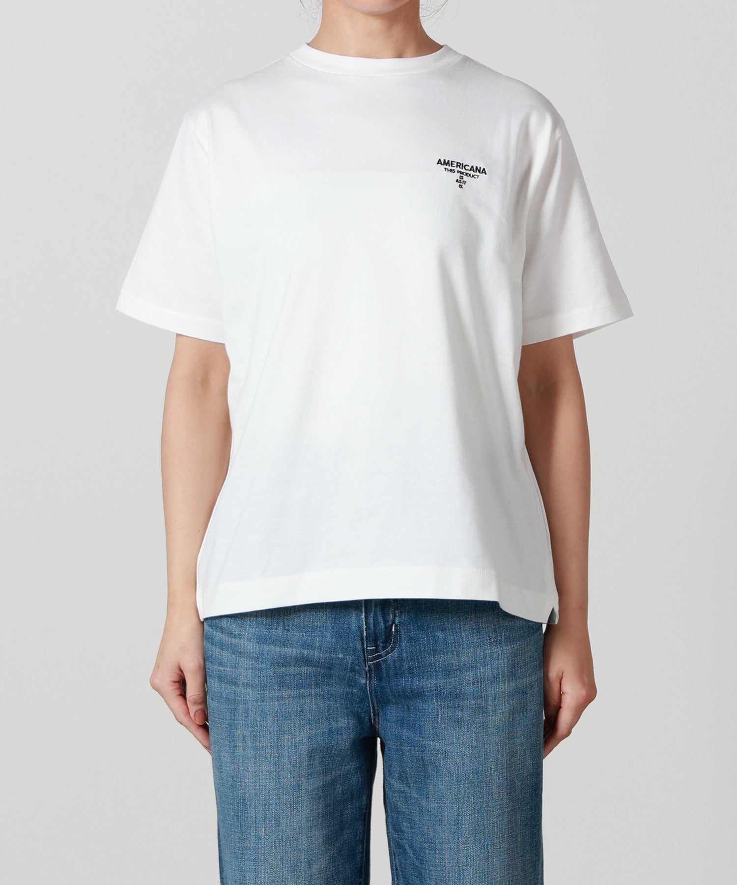AMERICANA(アメリカーナ)】 エンブロイダリーTシャツ｜PARIGOT ONLINE