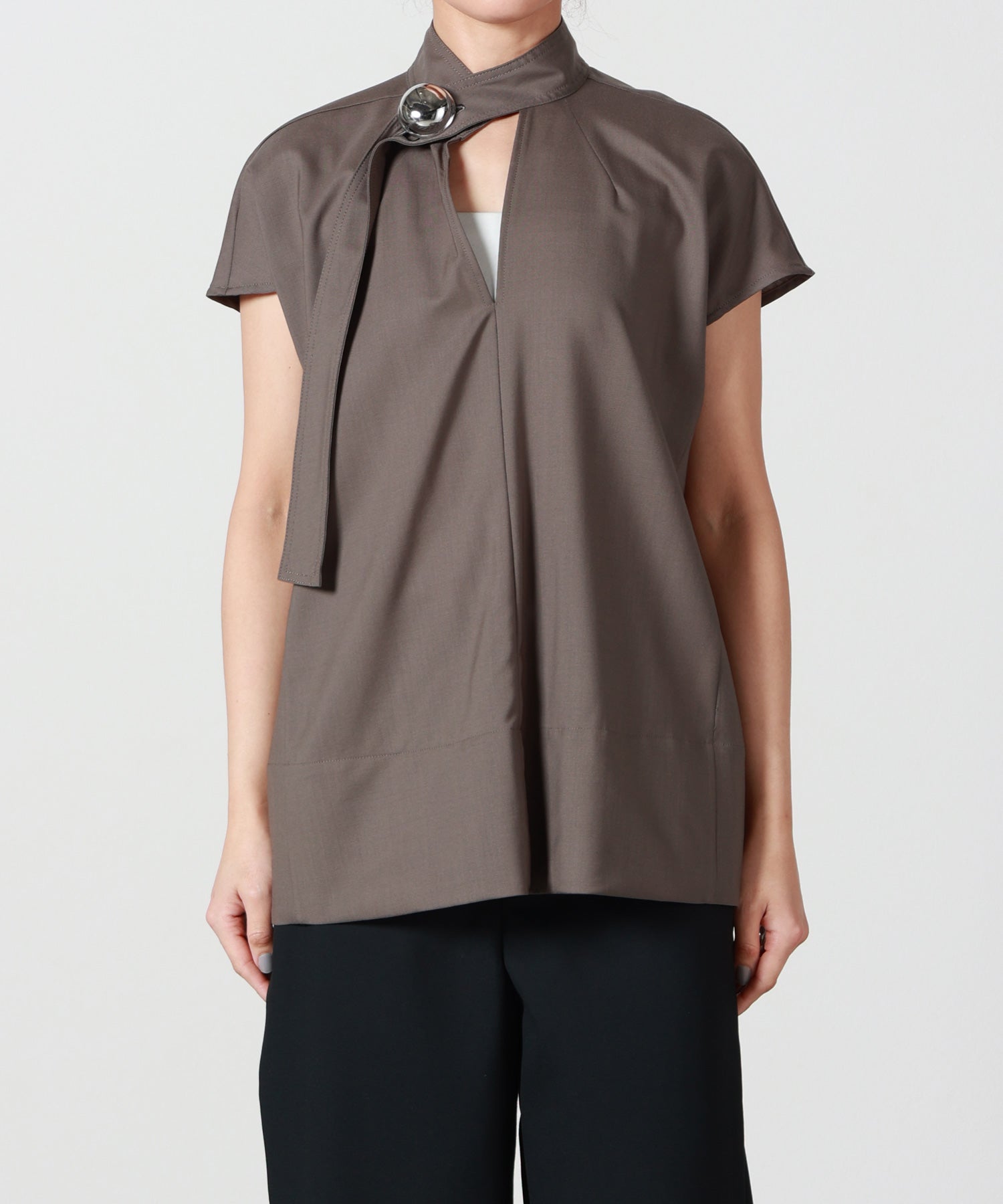 HARUNOBUMURATA(ハルノブムラタ)】 HEPBURN SL - WOOL SLEEVELESS