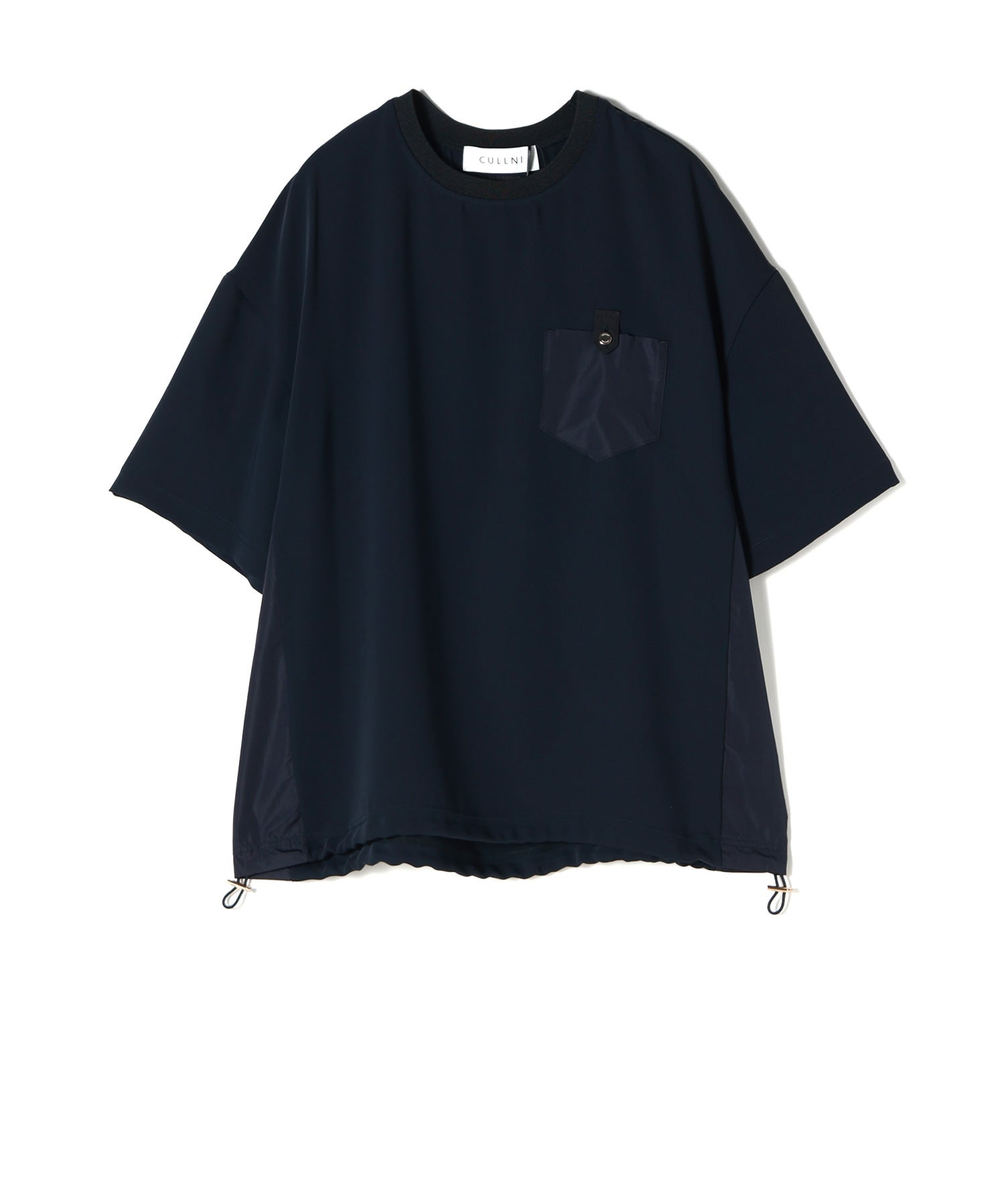CULLNI(クルニ)】 PARIGOT別注 Double Cloth Contrast Panel Short
