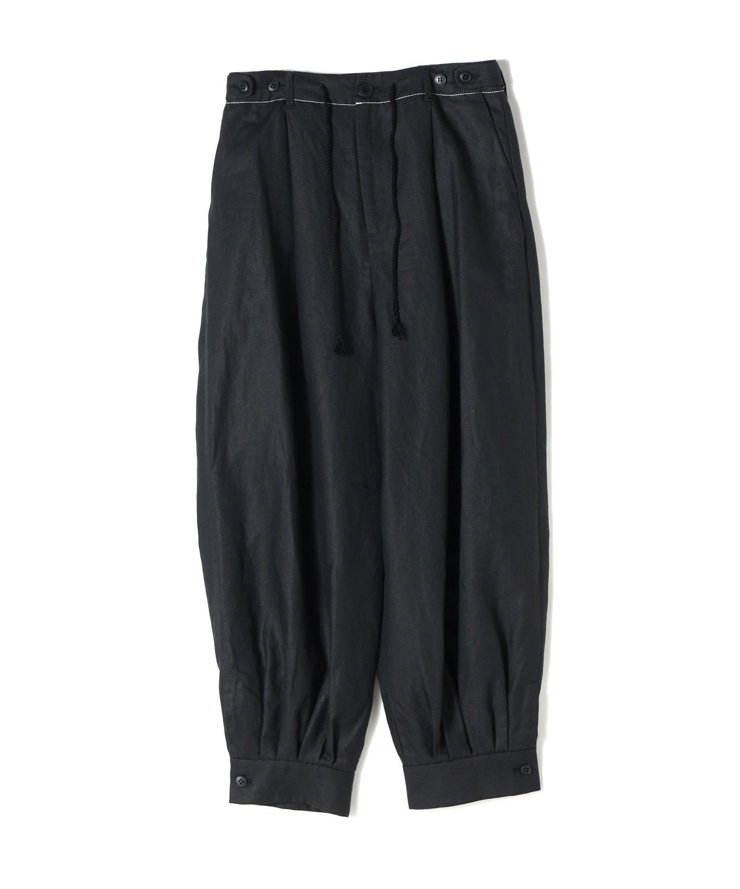 mullerofyoshiokubo パンツ muller of yoshiokubo(ミュラーオブヨシオクボ)】 TUCK STITCHED PANTS