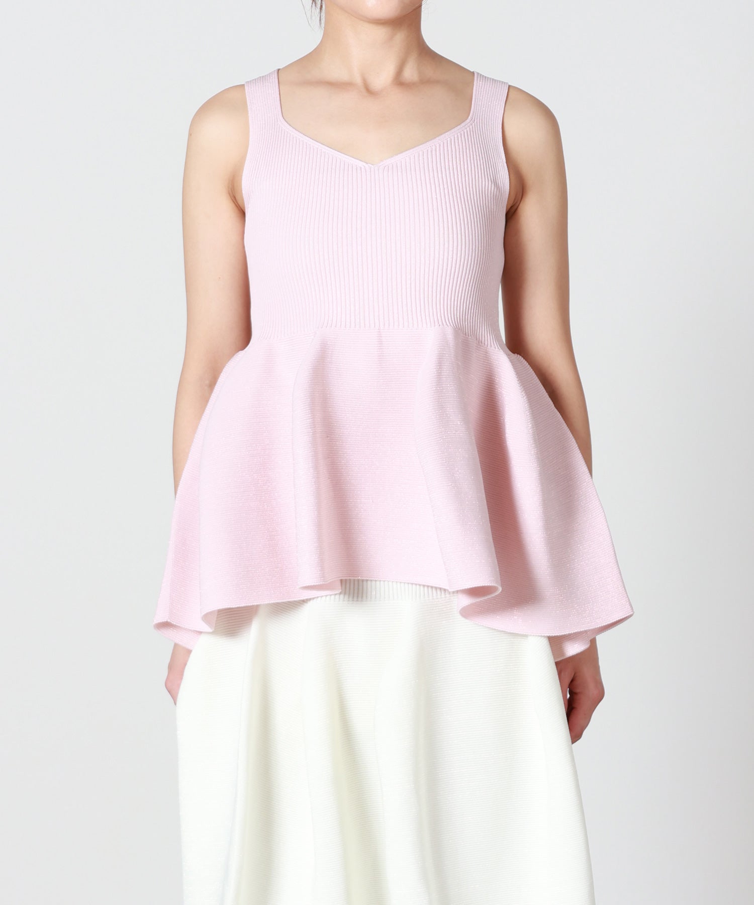 CFCL(シーエフシーエル)】 POTTERY GLITTER SLEEVELESS TOP｜PARIGOT