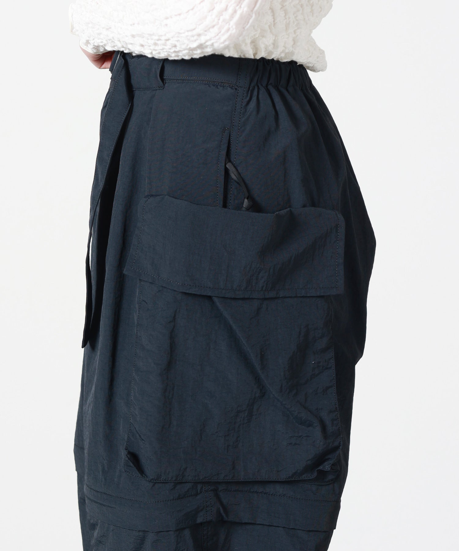 パンツ Nylon Taffeta Convertible Pants (Black) PHEENY(フィーニー