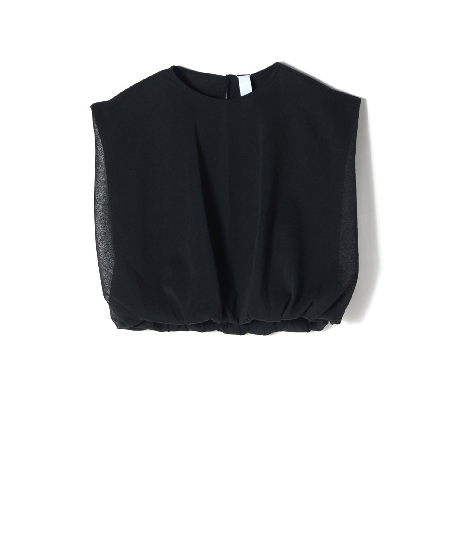 CFCL(シーエフシーエル)】 OVERWRAPPED TC LUCENT CROPPED SLEEVELESS