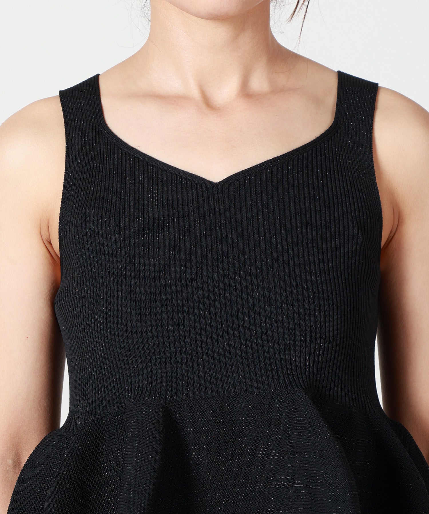 CFCL/シーエフシーエル/別注/POTTERY SLEEVELESS TOP CFCL(シーエフシーエル)】 POTTERY GLITTER SLEEVELESS TOP｜PARIGOT