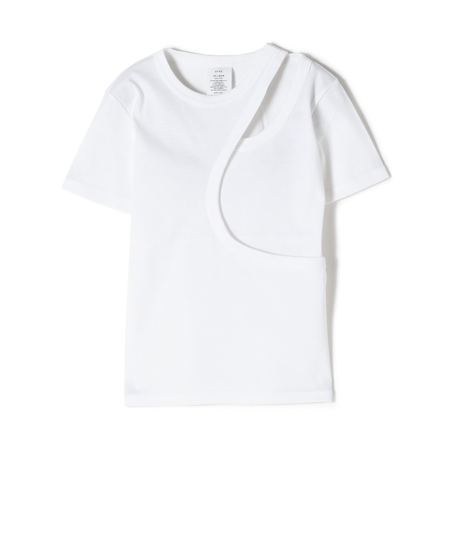 HYKE(ハイク)】 LAYERED SHORT SLV TEE｜PARIGOT ONLINE（パリゴ