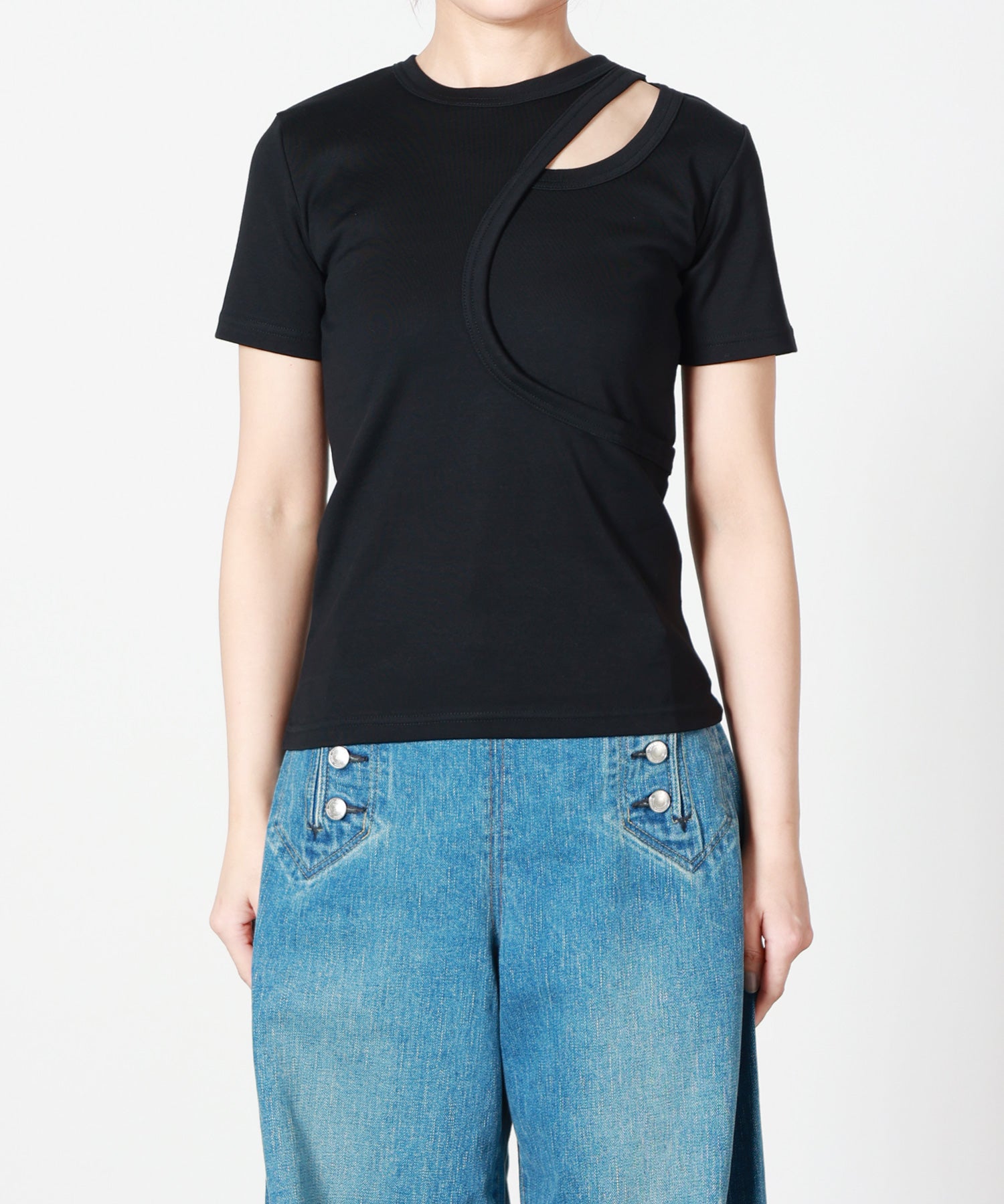 HYKE(ハイク)】 LAYERED SHORT SLV TEE｜PARIGOT ONLINE（パリゴ
