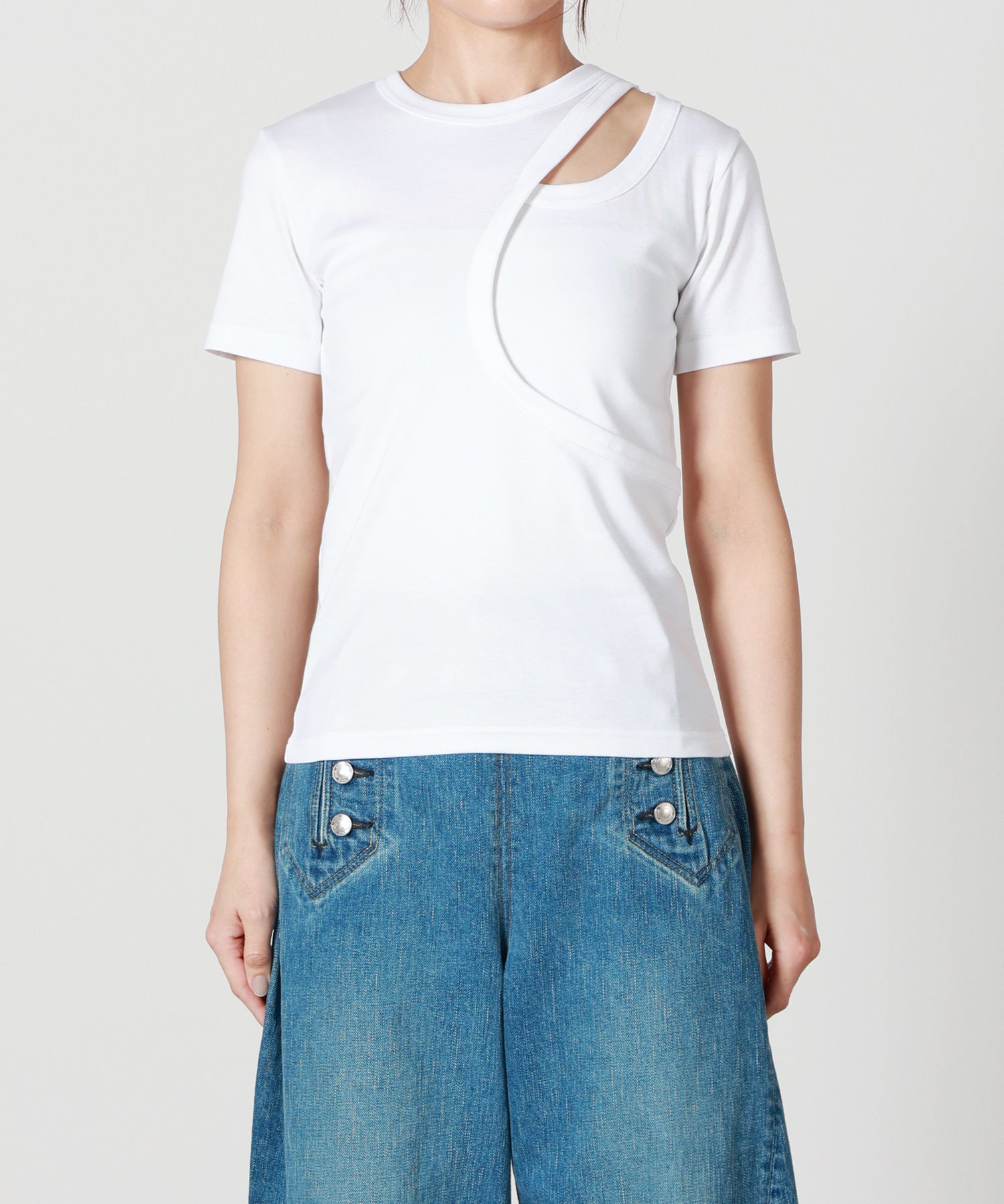 HYKE(ハイク)】 LAYERED SHORT SLV TEE｜PARIGOT ONLINE（パリゴ