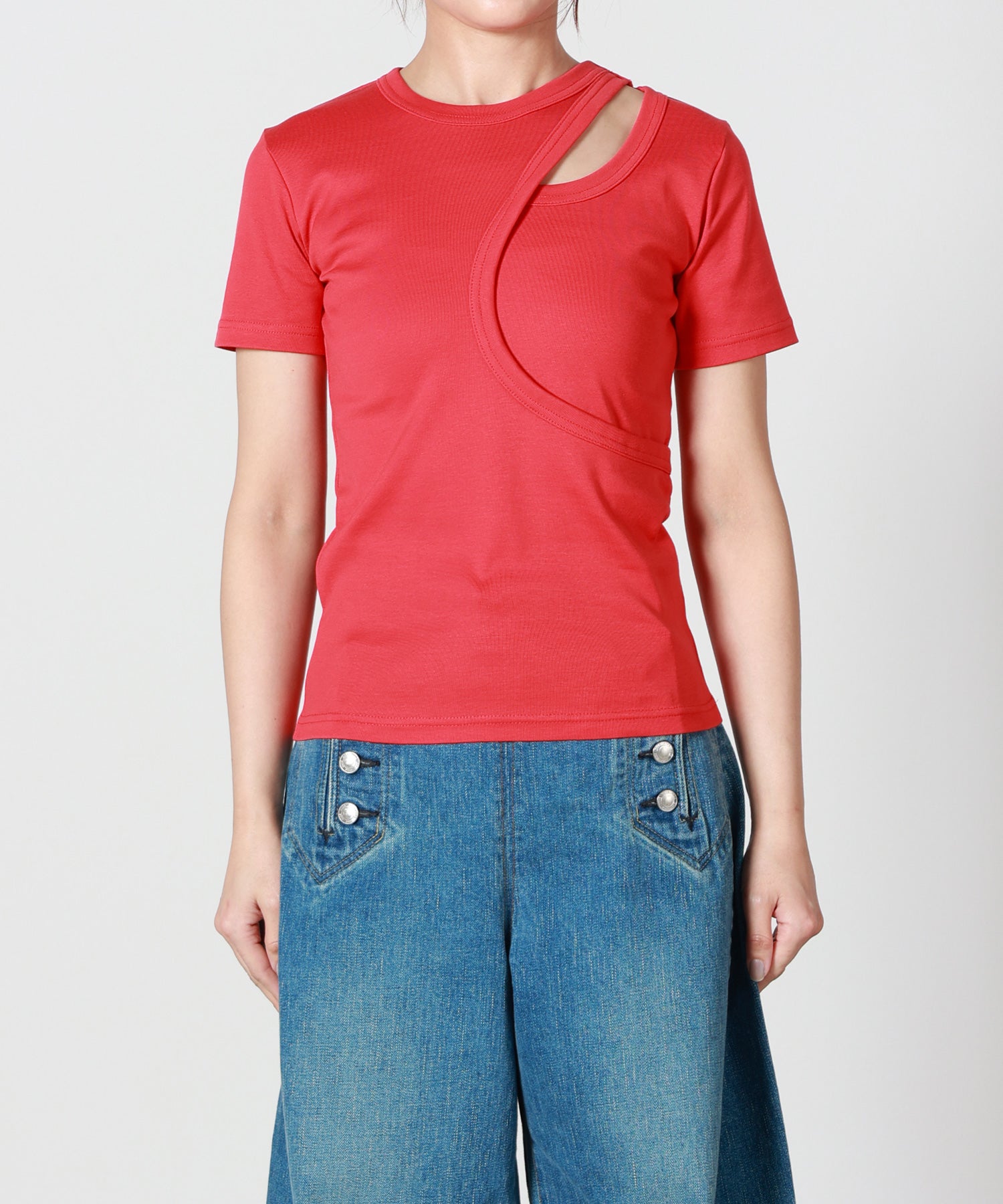 HYKE(ハイク)】 LAYERED SHORT SLV TEE｜PARIGOT ONLINE（パリゴ