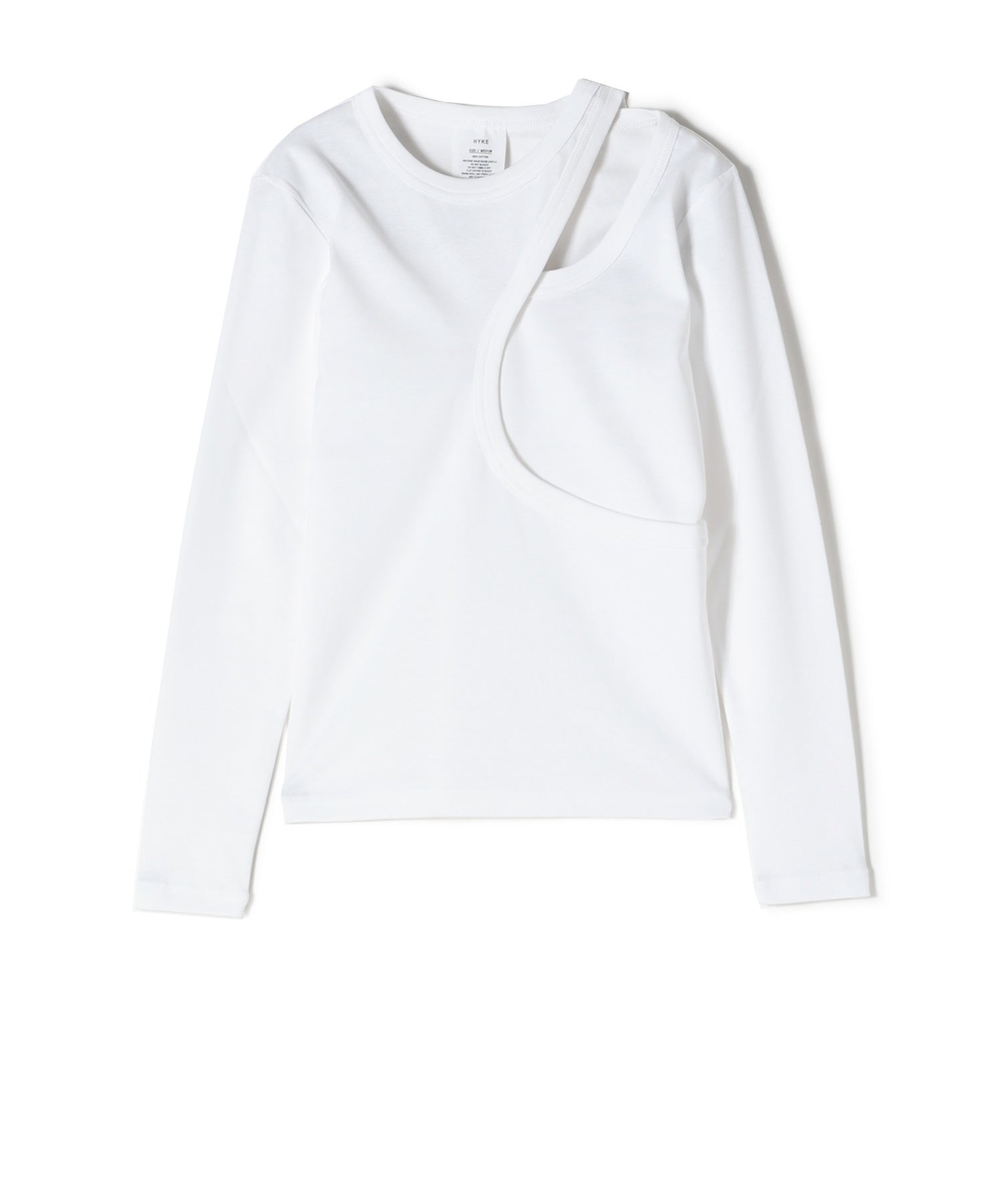 HYKE(ハイク)】 LAYERED LONG SLV TEE｜PARIGOT ONLINE（パリゴ