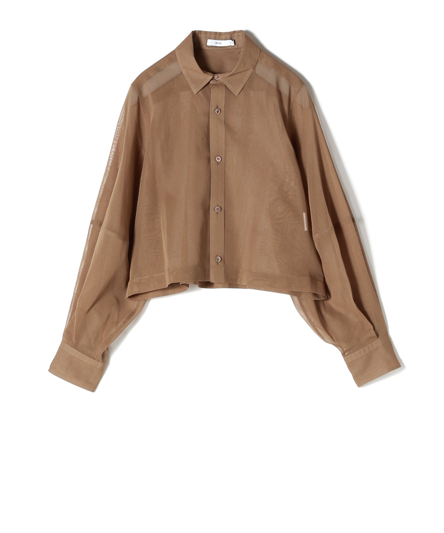 HYKE／COTTON VOILE SHIRT HYKE(ハイク)】 COTTON VOILE BALLOON SLEEVE SHIRT｜PARIGOT ONLINE