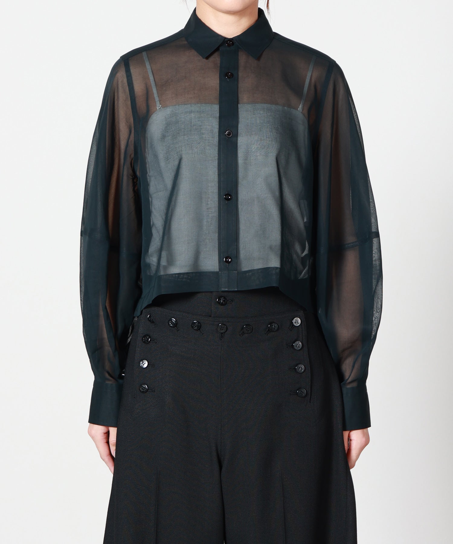 HYKE(ハイク)】 COTTON VOILE BALLOON SLEEVE SHIRT｜PARIGOT ONLINE