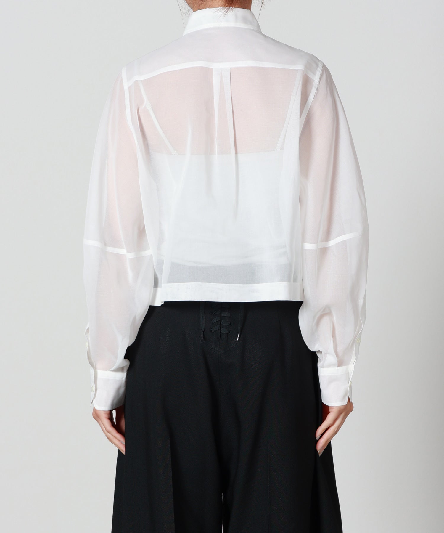HYKE／COTTON VOILE SHIRT HYKE(ハイク)】 COTTON VOILE BALLOON SLEEVE SHIRT｜PARIGOT ONLINE