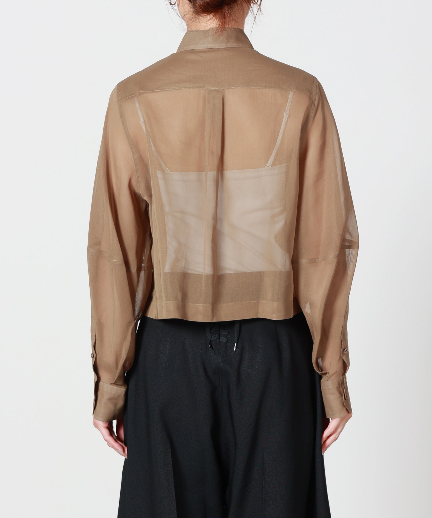 HYKE(ハイク)】 COTTON VOILE BALLOON SLEEVE SHIRT｜PARIGOT ONLINE