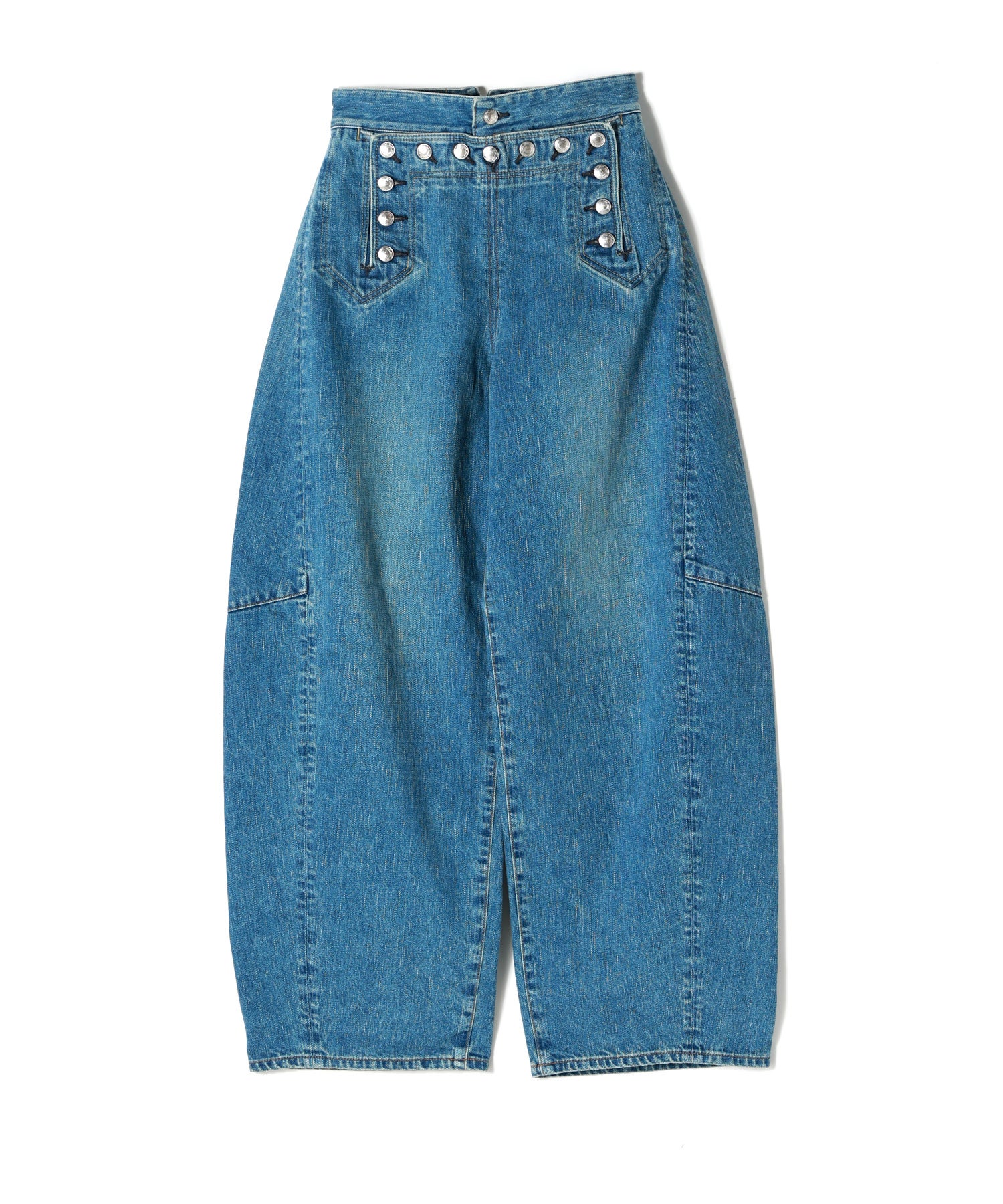 HYKE(ハイク)】 SAILOR BARREL LEG DENIM PANTS｜PARIGOT ONLINE