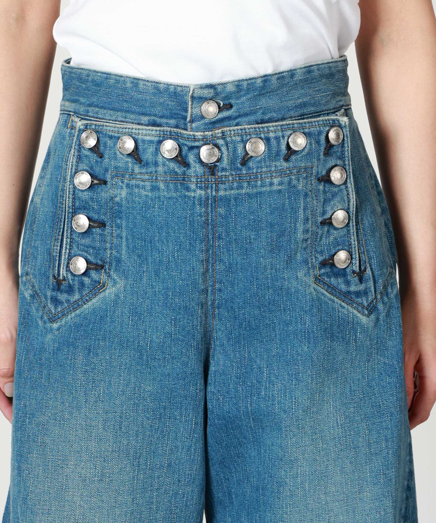 HYKE(ハイク)】 SAILOR BARREL LEG DENIM PANTS｜PARIGOT ONLINE