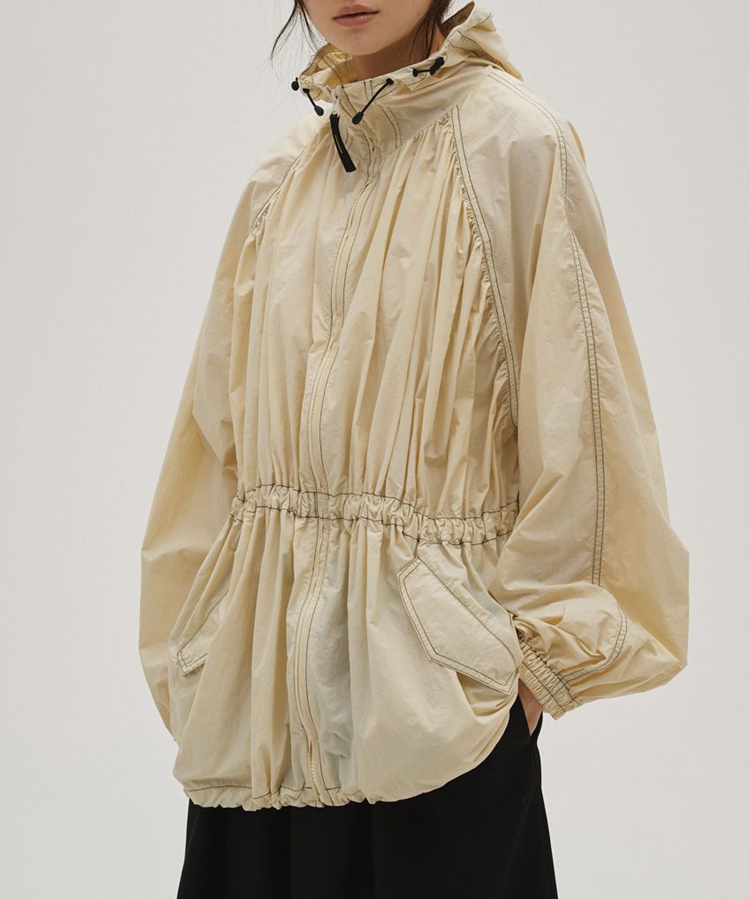 TODAYFUL(トゥデイフル)】 Nylon Gather Blouson｜PARIGOT ONLINE