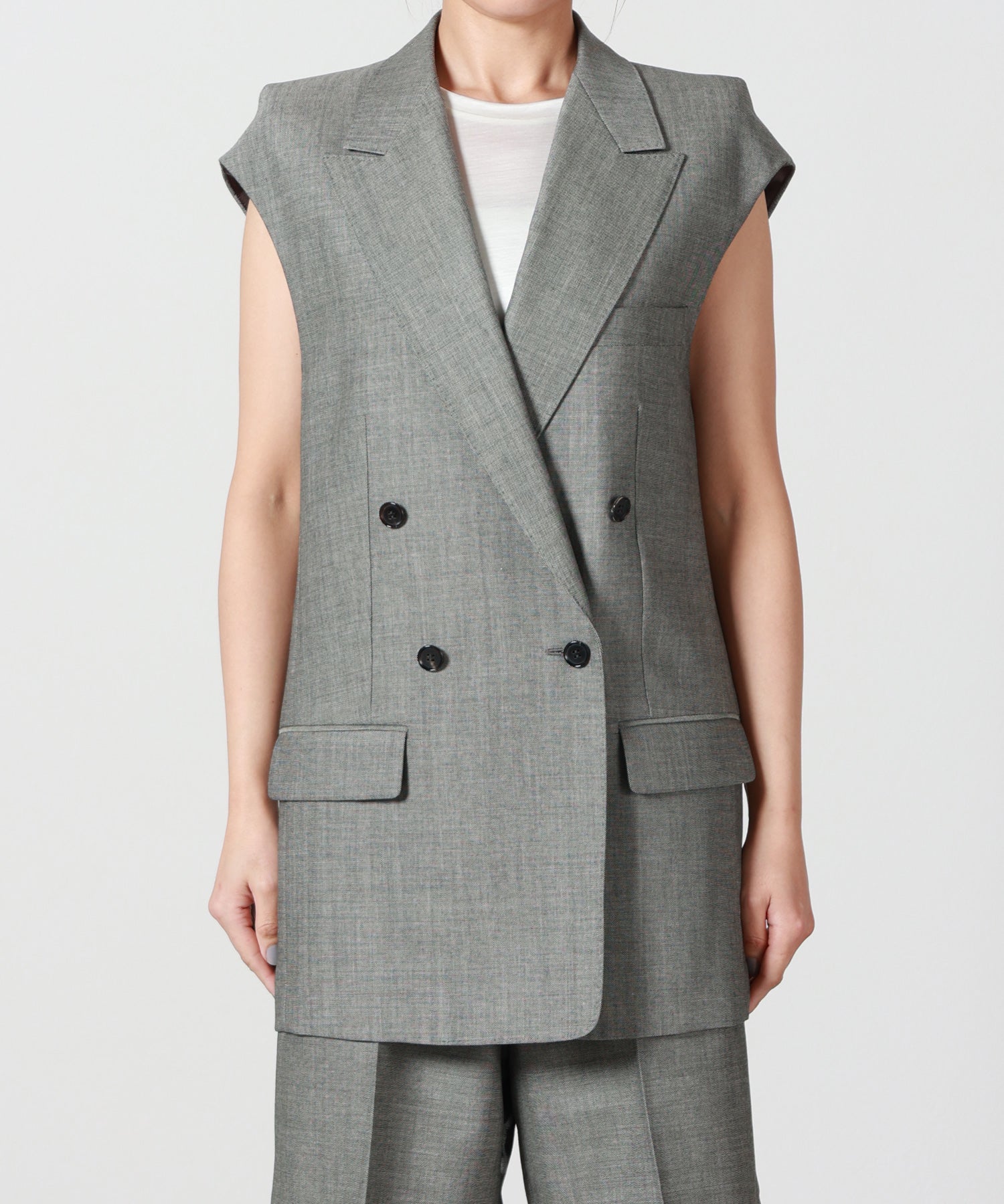 PHOTOCOPIEU(フォトコピュー)】 DOUBLE-BREASTED VEST｜PARIGOT ONLINE