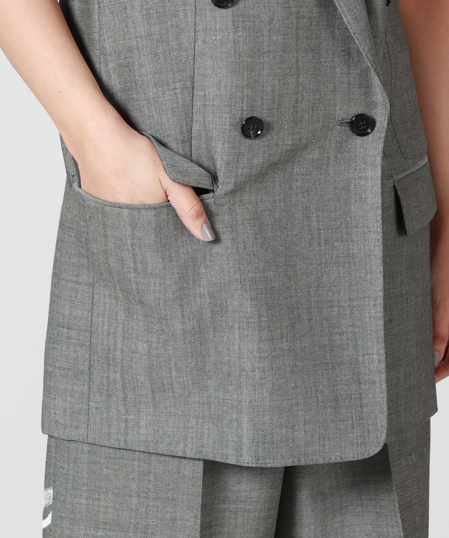 PHOTOCOPIEU(フォトコピュー)】 DOUBLE-BREASTED VEST｜PARIGOT ONLINE