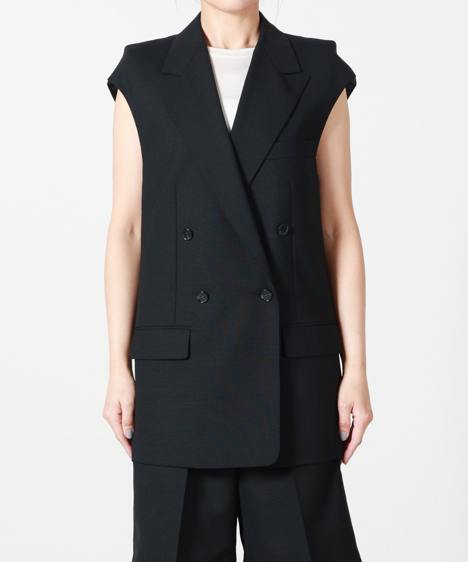 PHOTOCOPIEU(フォトコピュー)】 DOUBLE-BREASTED VEST｜PARIGOT ONLINE