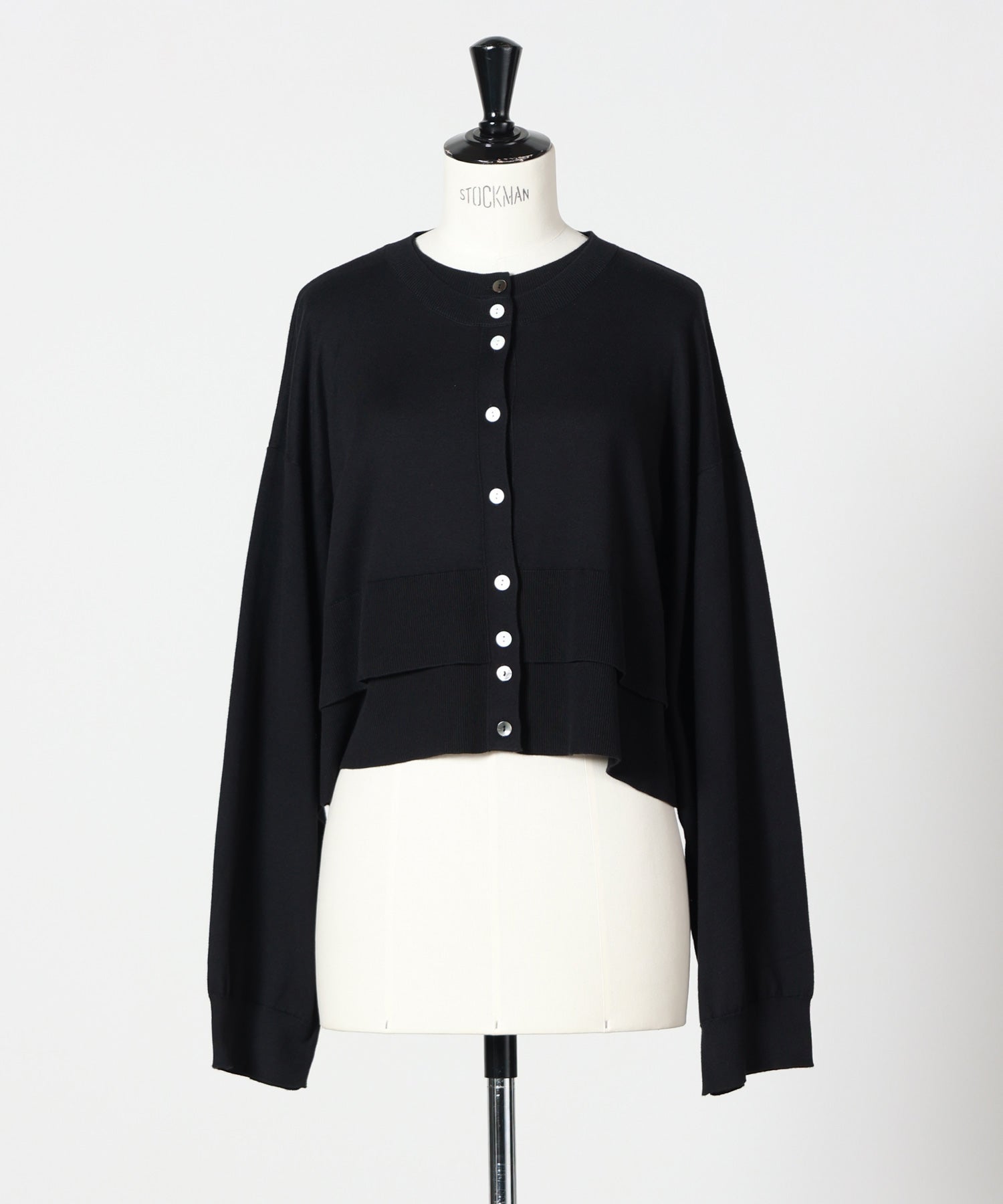 ENFOLD(エンフォルド)】 LAYERED-LIKE-HEM CARDIGAN｜PARIGOT ONLINE