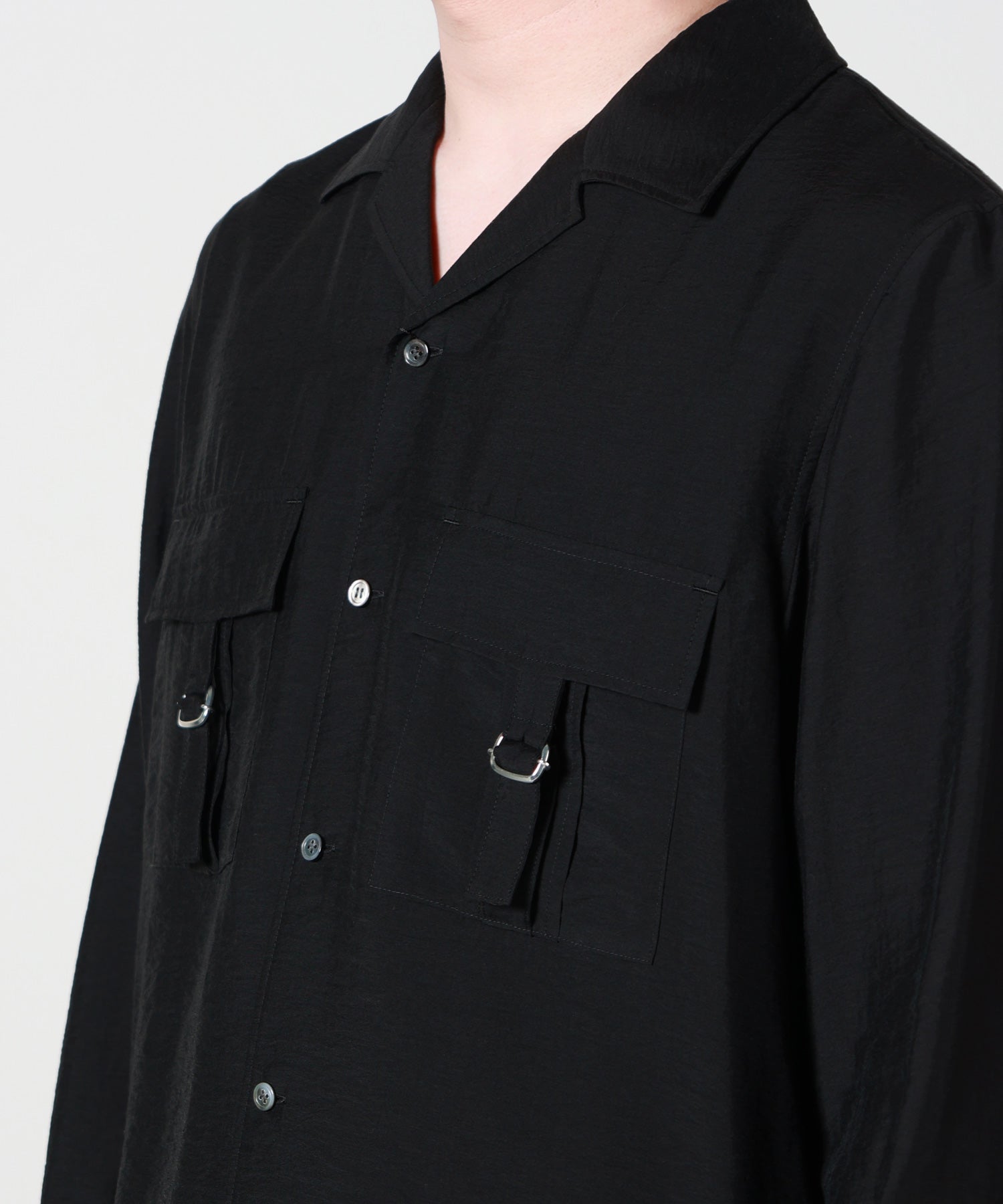 ATTACHMENT(アタッチメント)】 LY/SI LAWN PATCH POCKET OPEN COLLAR L