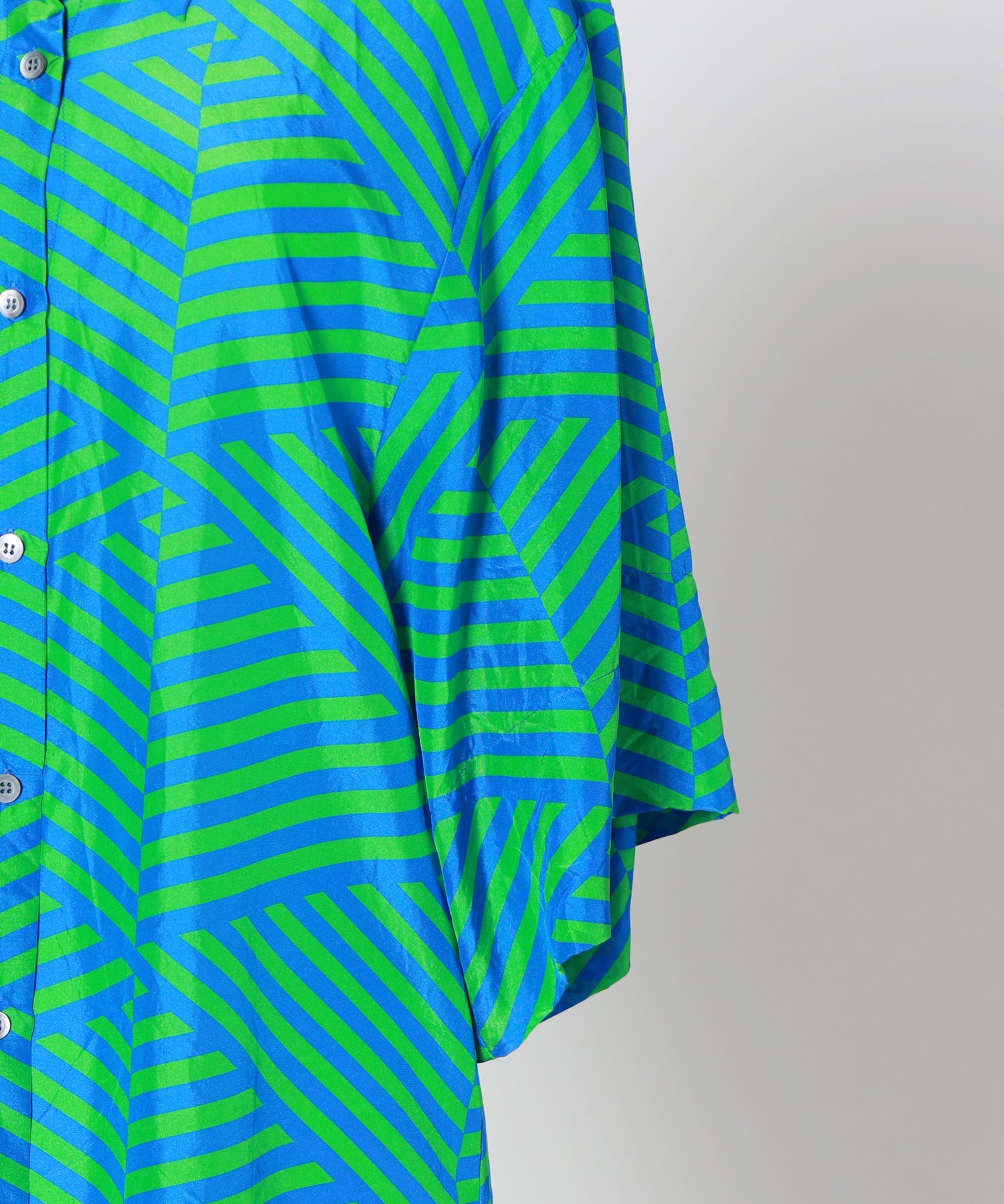 DRIES VAN NOTEN(ドリス ヴァン ノッテン)】 シルクシャツドレス