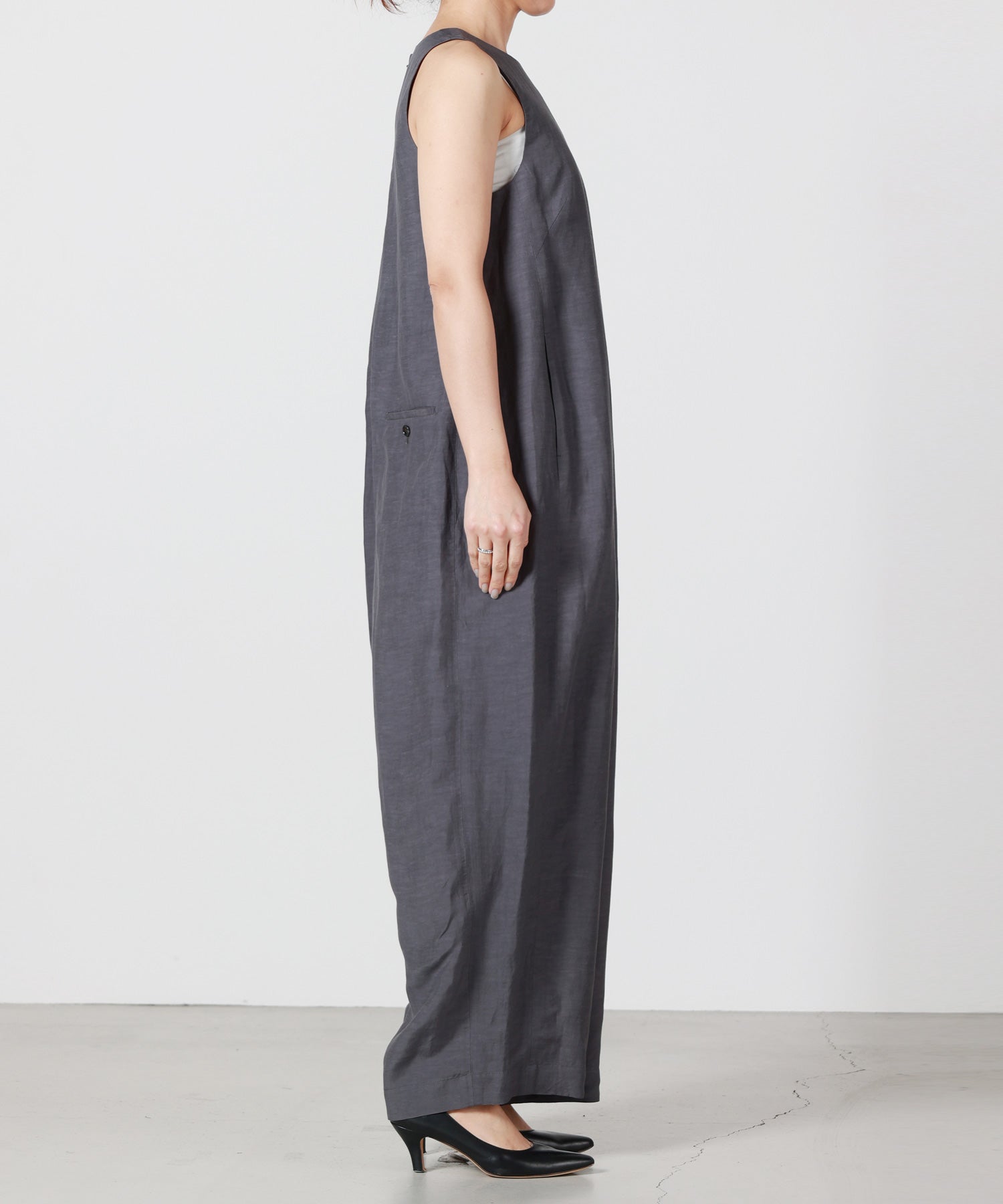 SACRA(サクラ)】 RAYON LINEN TUMBLE ALL-IN-ONE｜PARIGOT ONLINE