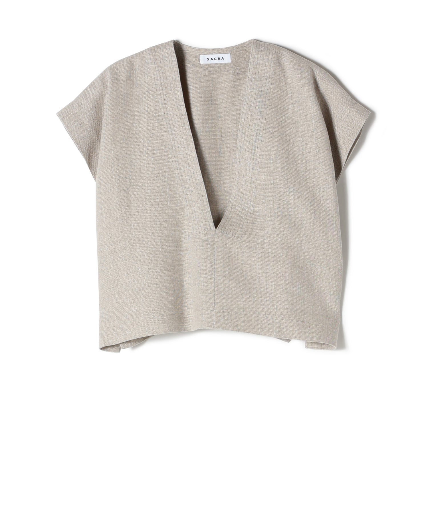 SACRA(サクラ)】 RUSTIC LINEN TOP｜PARIGOT ONLINE（パリゴオンライン）