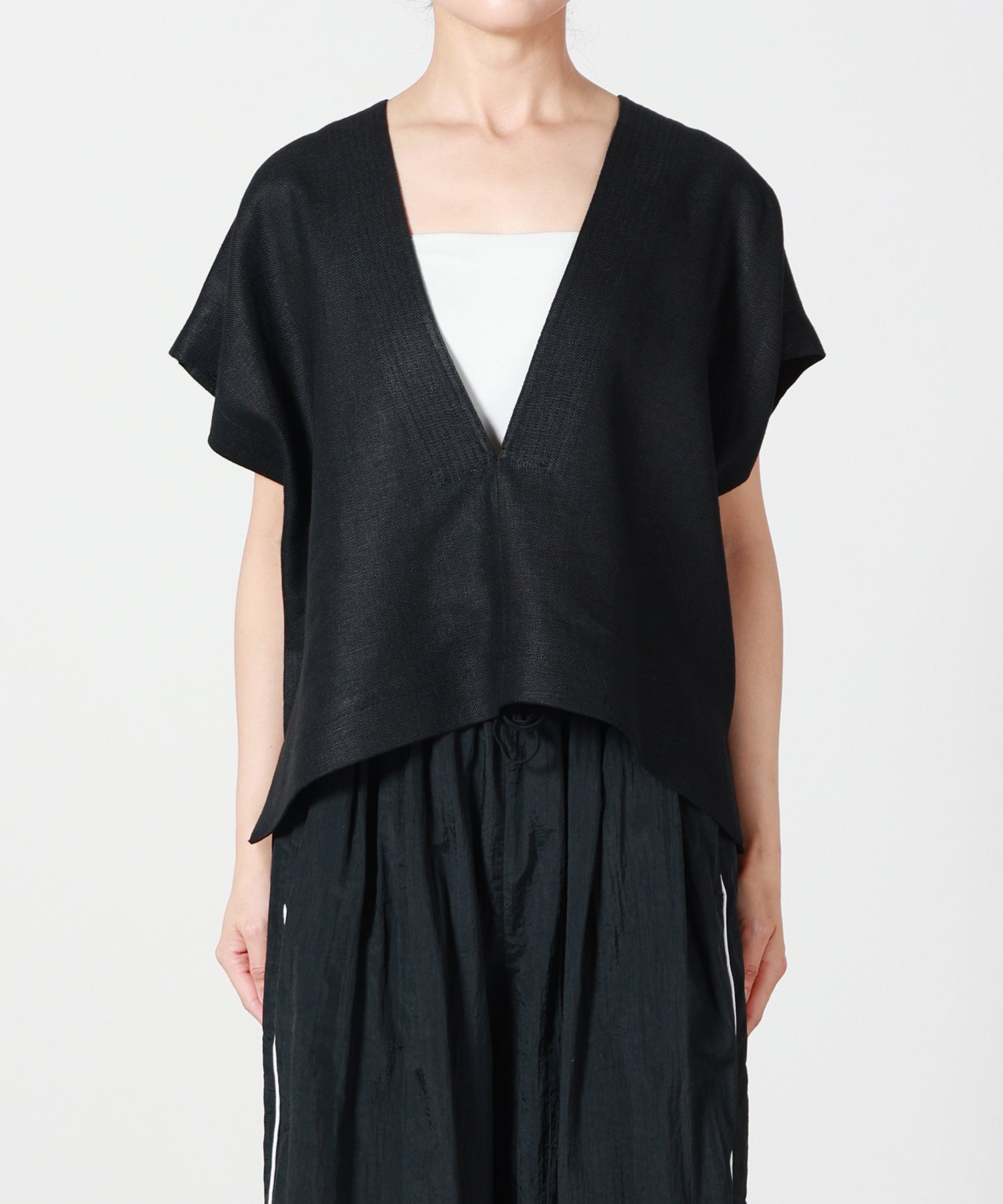 SACRA(サクラ)】 RUSTIC LINEN TOP｜PARIGOT ONLINE（パリゴオンライン）