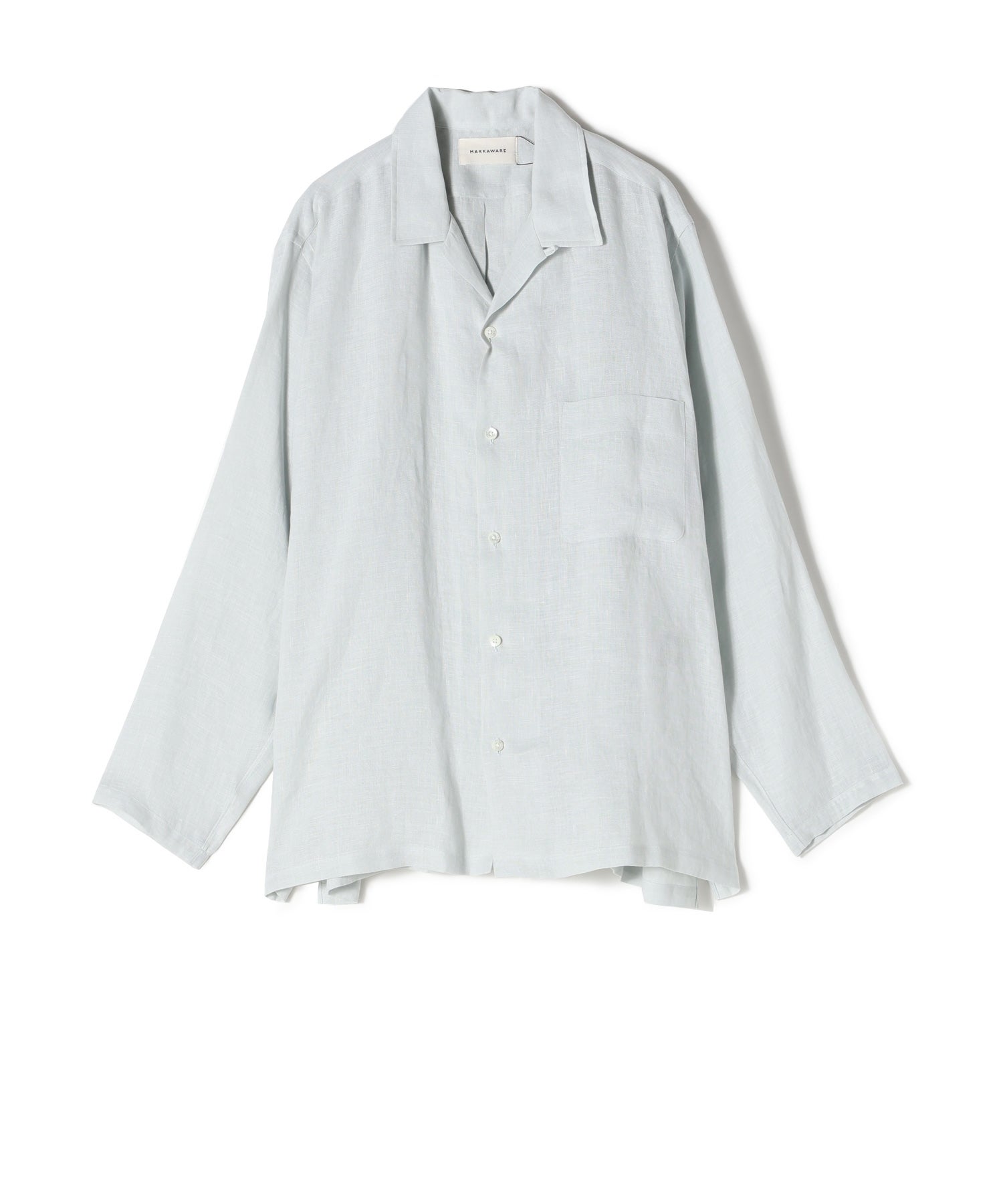 MARKAWARE(マーカウェア)】 COMFORT FIT OPEN COLLAR SHIRT｜PARIGOT