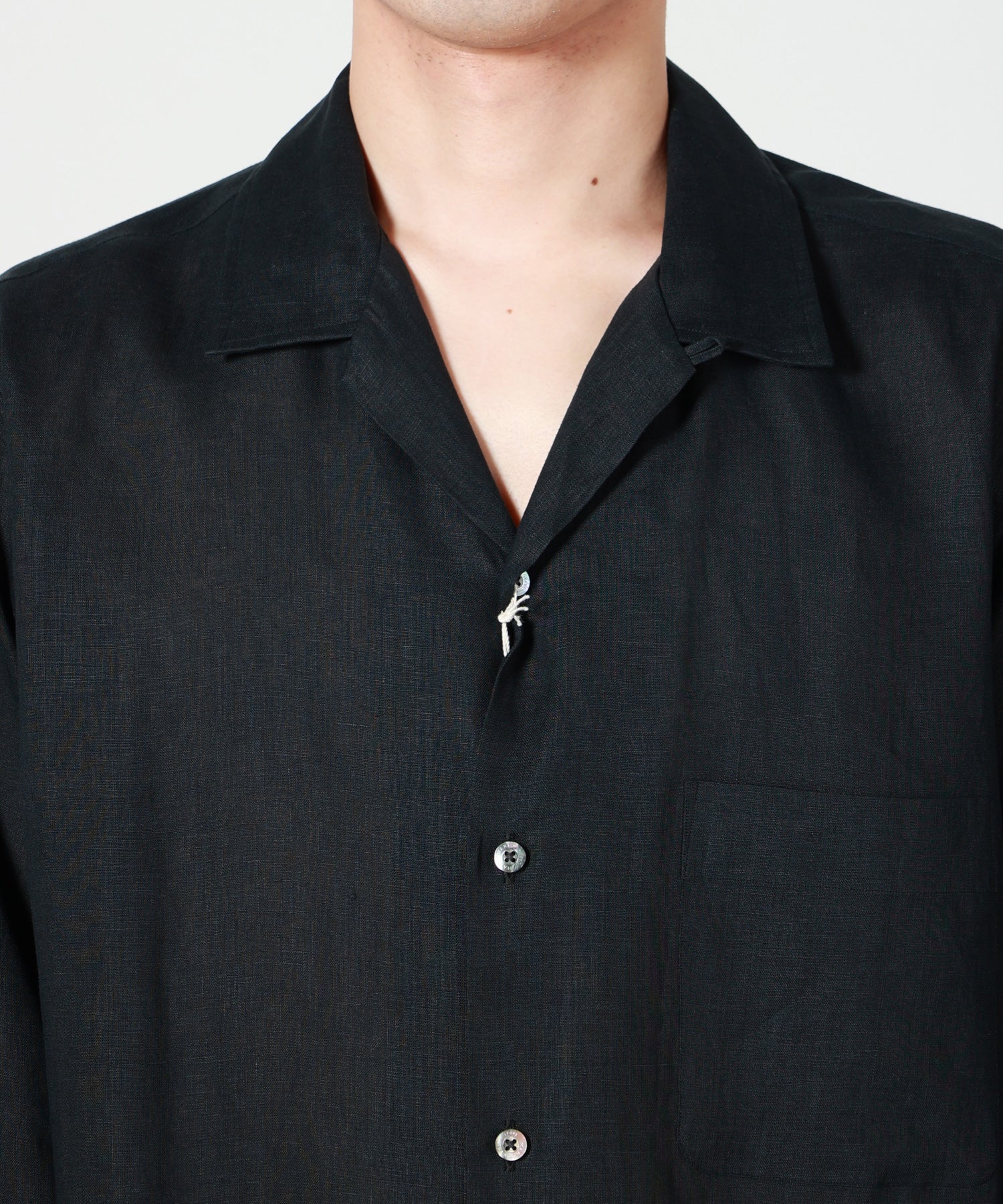 MARKAWARE(マーカウェア)】 COMFORT FIT OPEN COLLAR SHIRT｜PARIGOT