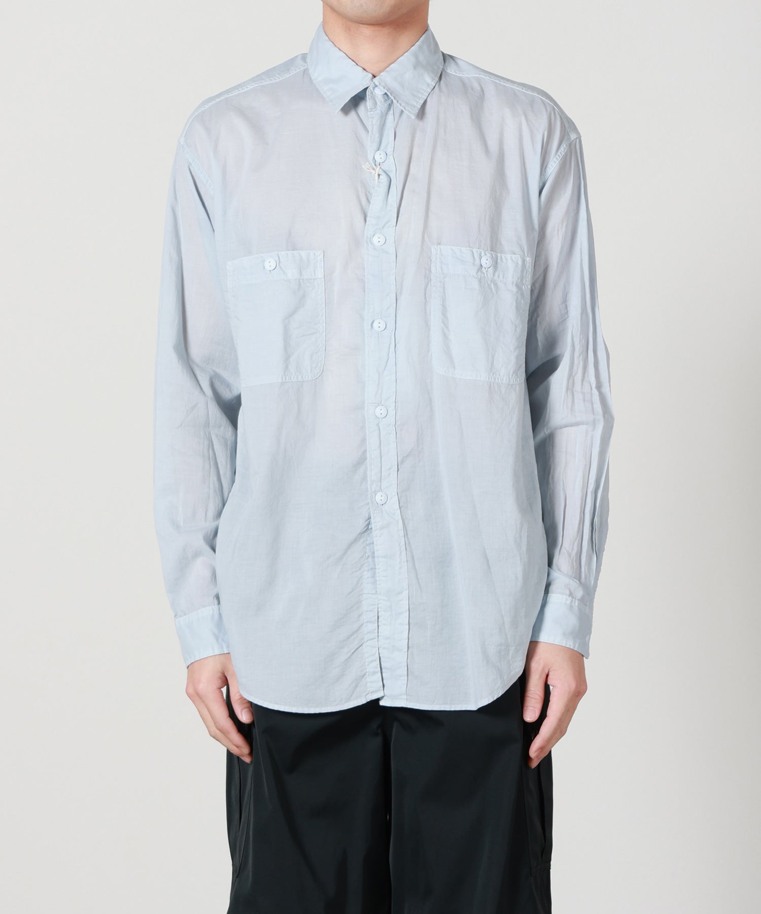 MARKAWARE(マーカウェア)】 TWO POCKET WORK SHIRT OGコットン