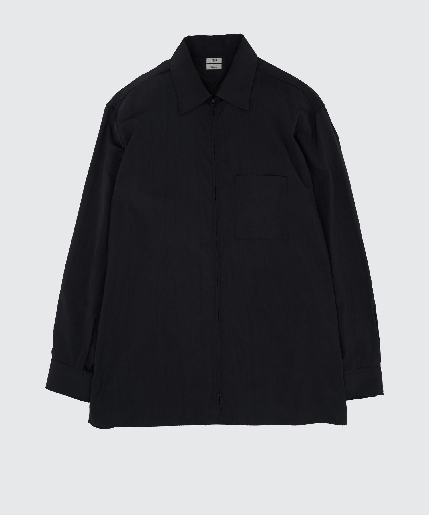 YOKE(ヨーク)】 Silk Nylon Zip Shirt｜PARIGOT ONLINE（パリゴ