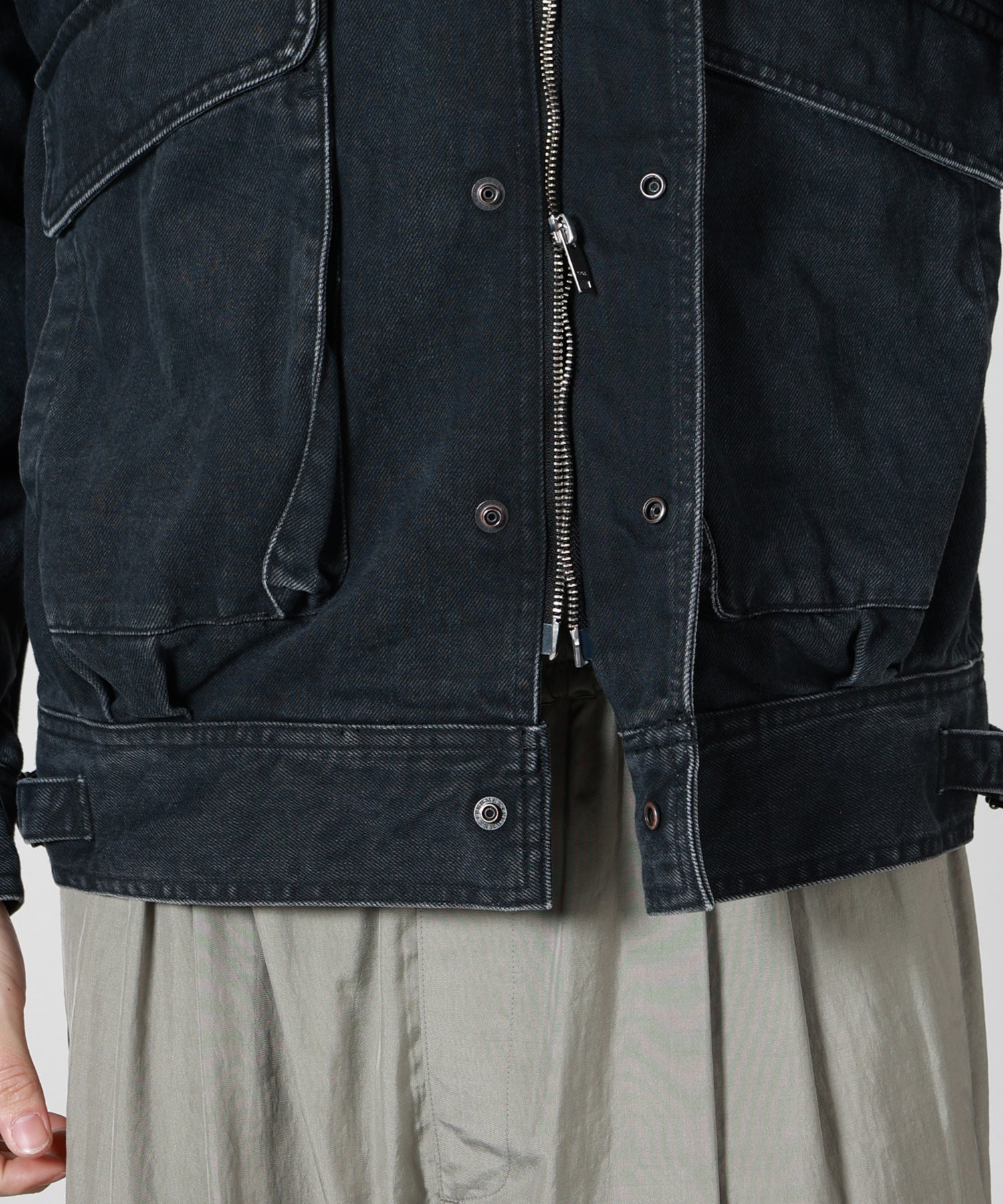 YOKE(ヨーク)】 Cotton Denim Stand Collar Blouson｜PARIGOT ONLINE