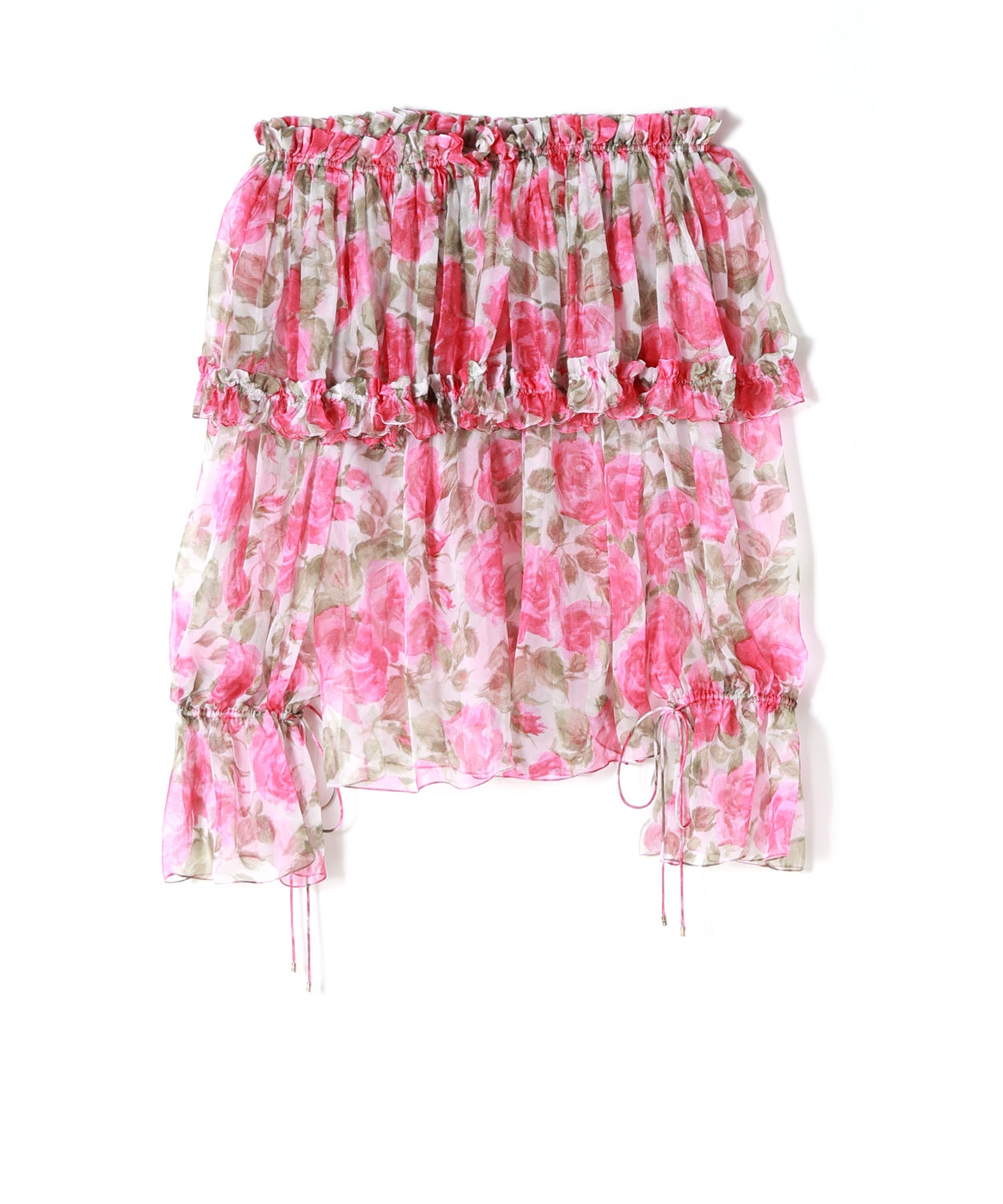 Chloe(クロエ)】 ラッフルフローラルオフショルダートップス｜PARIGOT