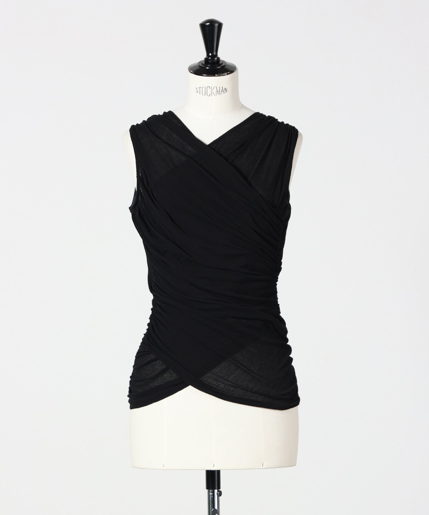 FETICO(フェティコ)】 SHEER GATHERED SLEEVELESS TOP｜PARIGOT ONLINE