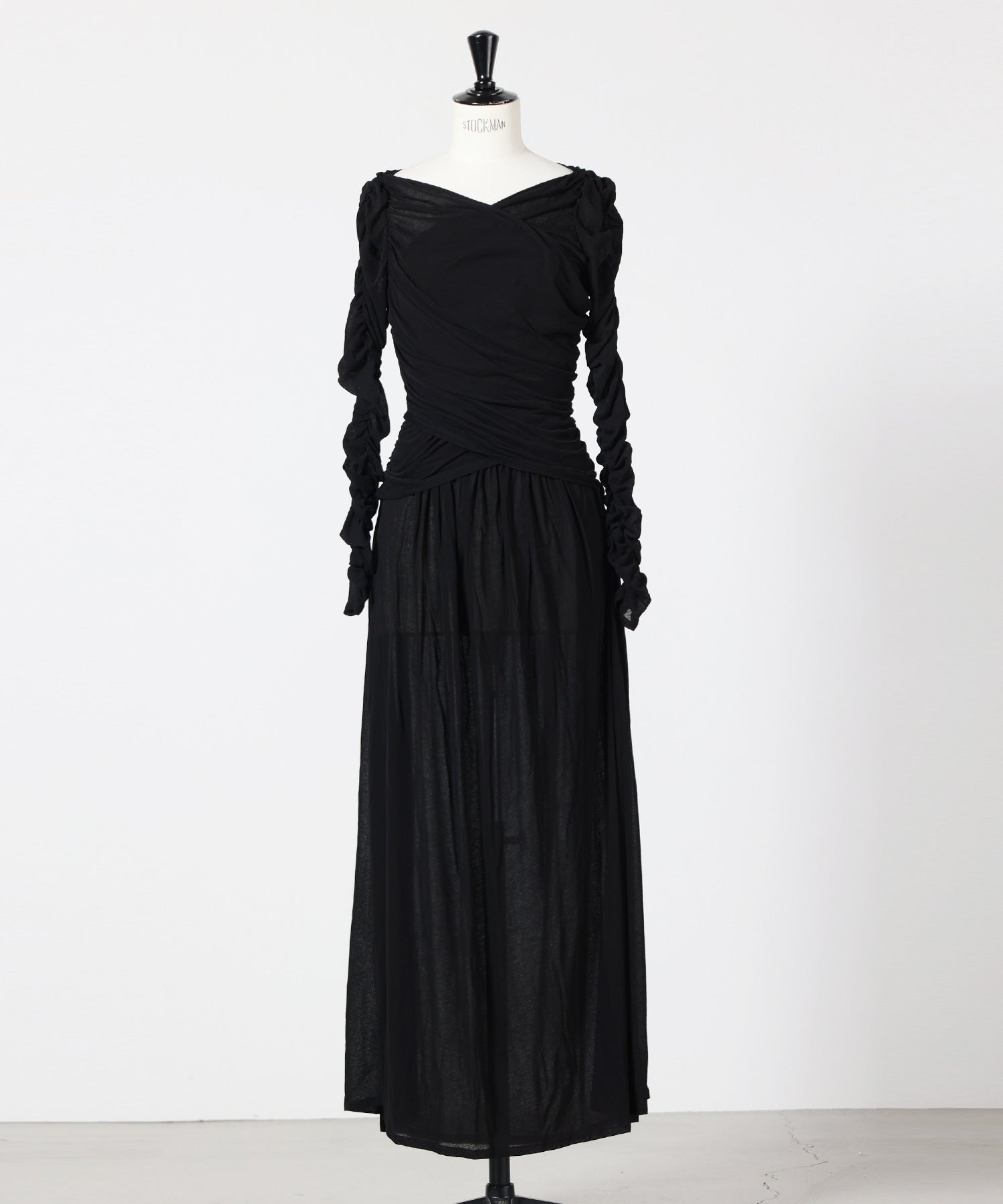 fetico パフスリーブ ロングドレス ニットワンピース FETICO(フェティコ)】 KNIT DRESS｜PARIGOT ONLINE（パリゴオンライン）