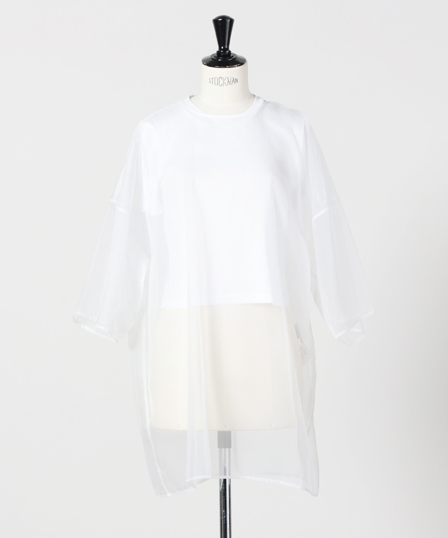 ENFOLD エンフォルド LAYERED-LIKE T-SHIRT Tシャツ ENFOLD(エンフォルド)】 SHEER LAYERED T-SHIRT｜PARIGOT ONLINE