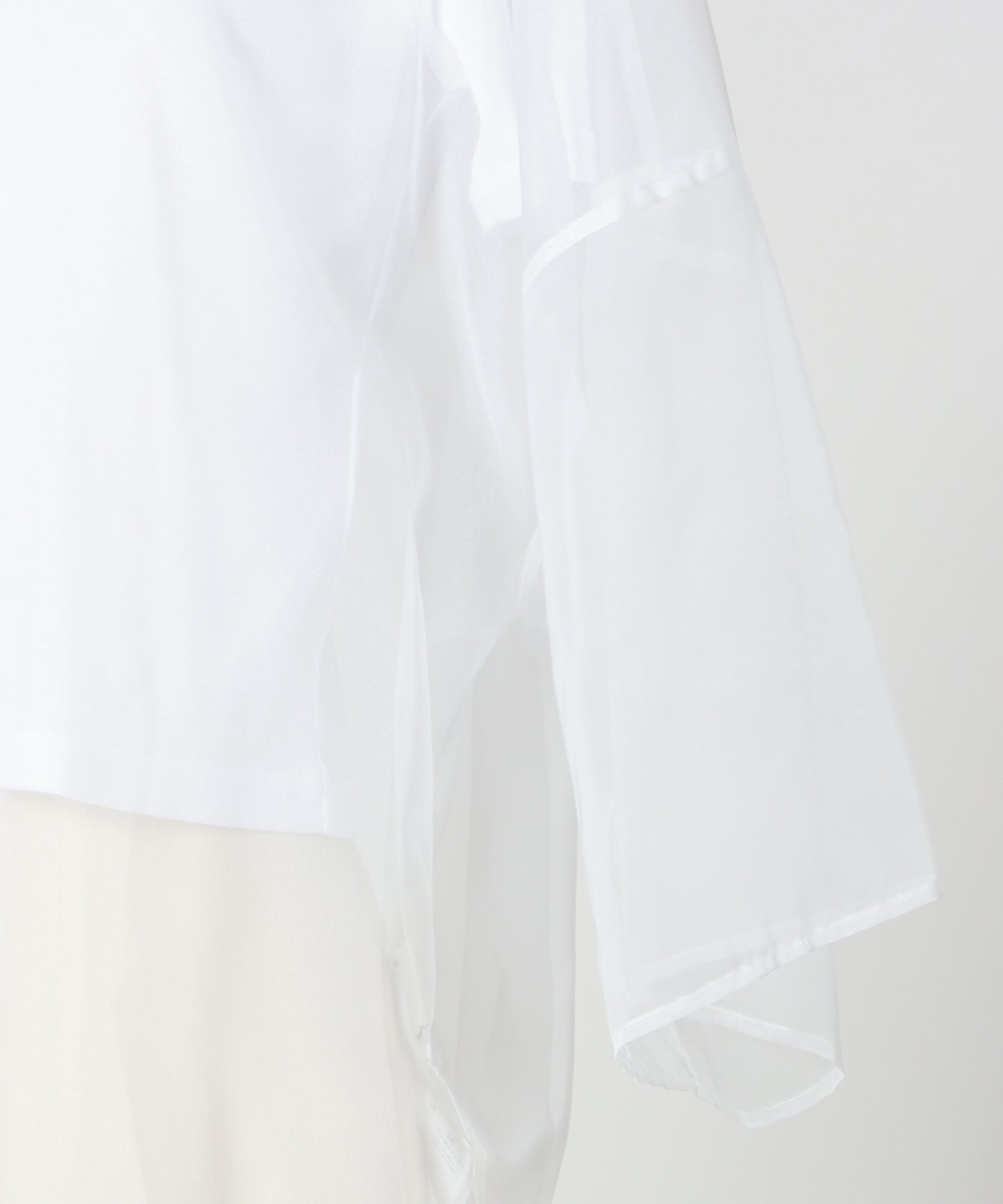 ENFOLD(エンフォルド)】 SHEER LAYERED T-SHIRT｜PARIGOT ONLINE