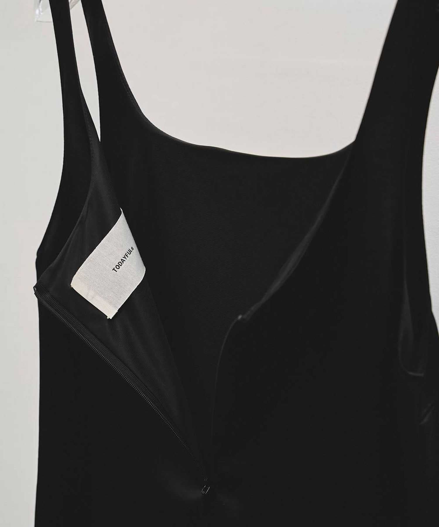 TODAYFUL(トゥデイフル)】 Squareneck Satin Dress｜PARIGOT ONLINE