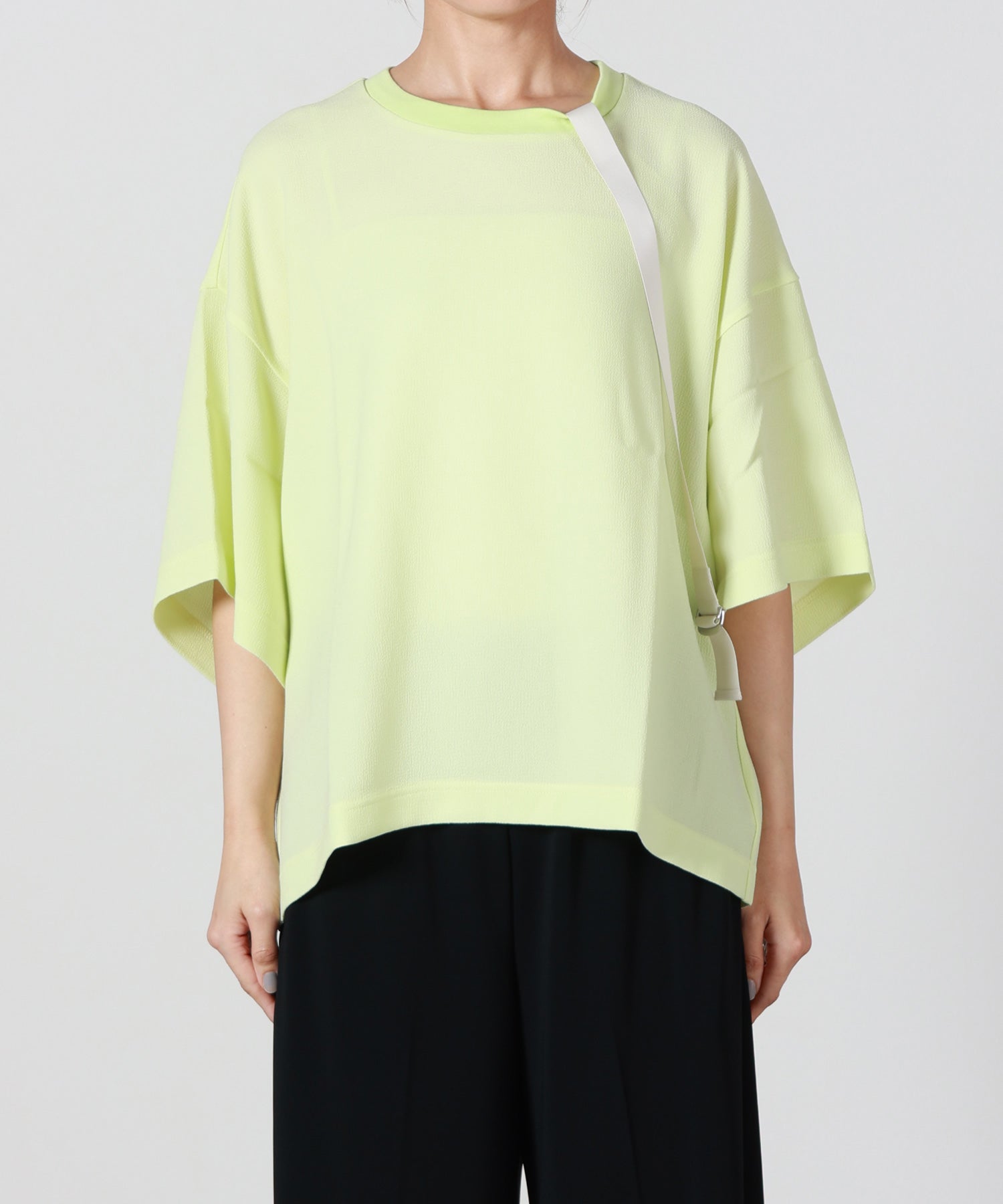 UJOH(ウジョー)】 Tape Belt Half Sleeve T｜PARIGOT ONLINE（パリゴ
