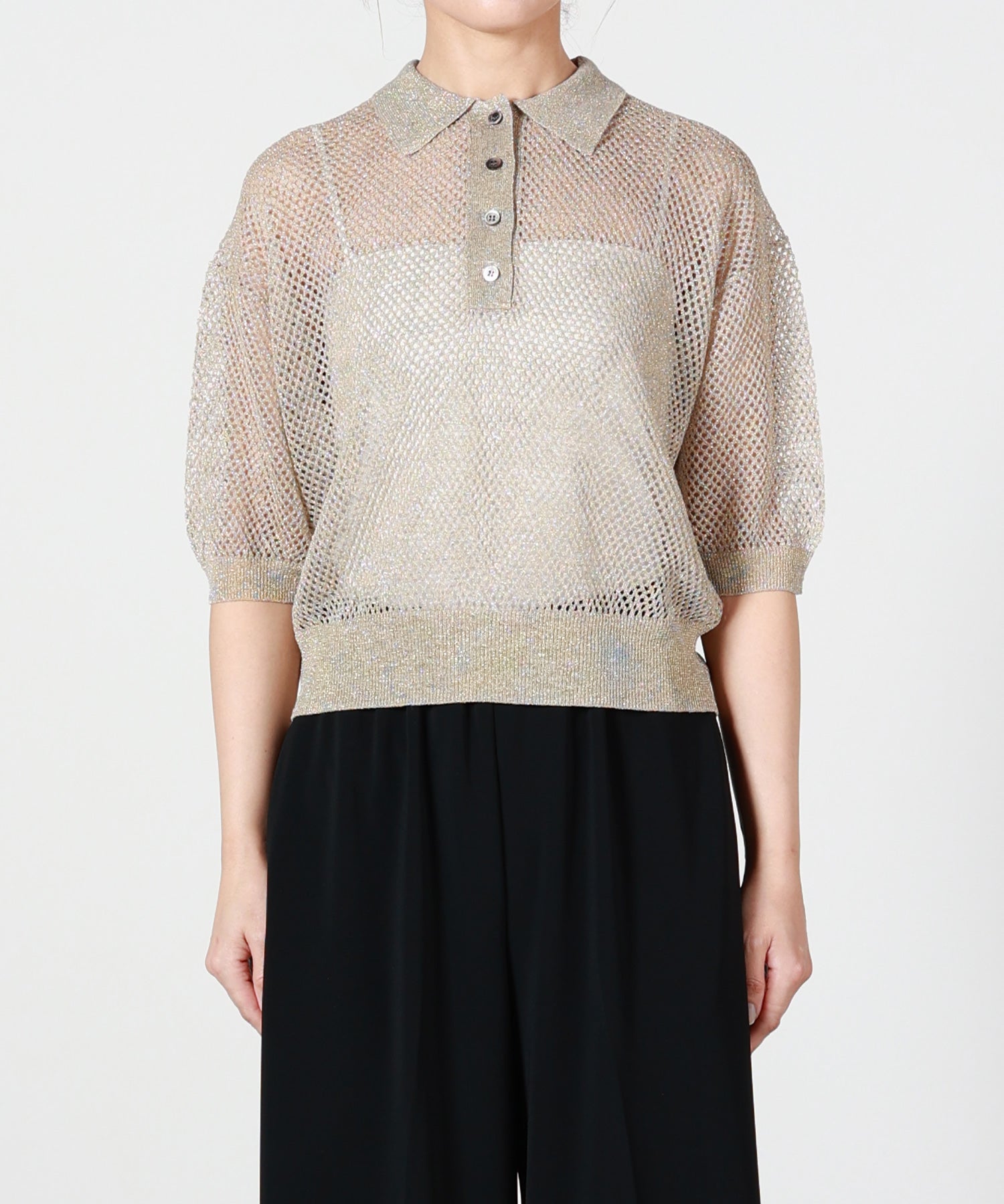 SACRA(サクラ)】 GLOSSY LINEN OPENWORK｜PARIGOT ONLINE（パリゴ