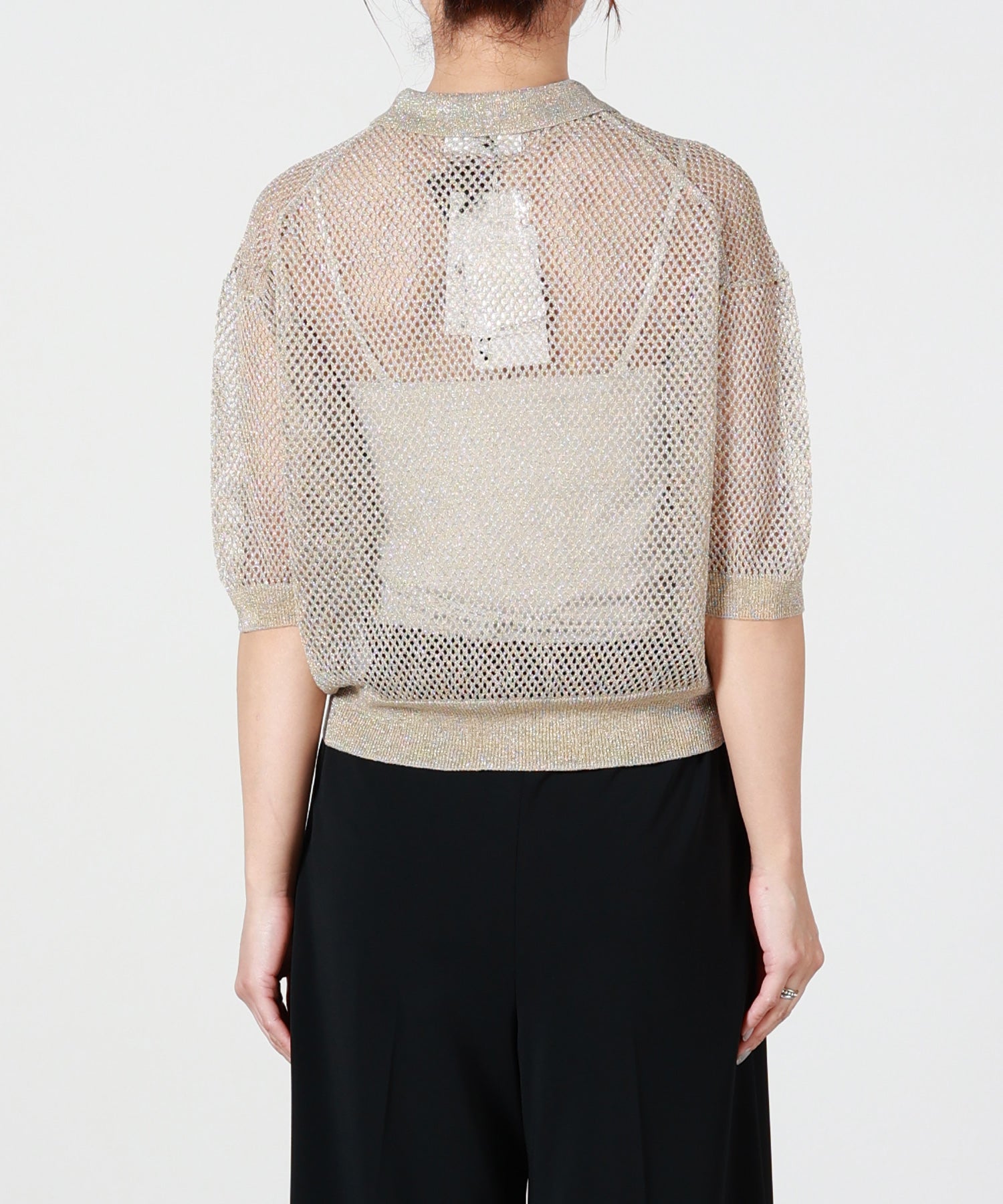 FioreFiore 未使用級 SACRA レーヨン シルク ロンパース SACRA(サクラ)】 GLOSSY LINEN OPENWORK｜PARIGOT ONLINE（パリゴ