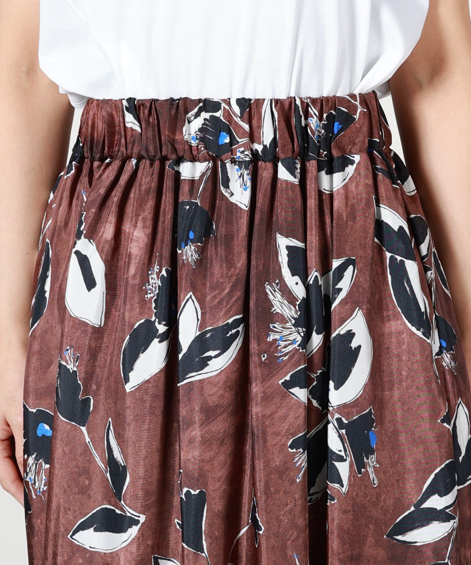 SACRA(サクラ)】 PAINTING FLORA LONG SKIRT｜PARIGOT ONLINE（パリゴ