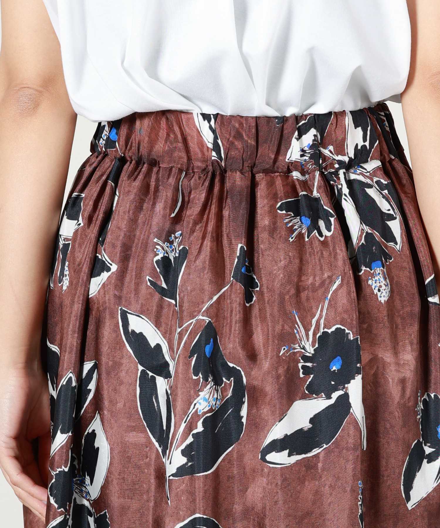 SACRA(サクラ)】 PAINTING FLORA LONG SKIRT｜PARIGOT ONLINE（パリゴ