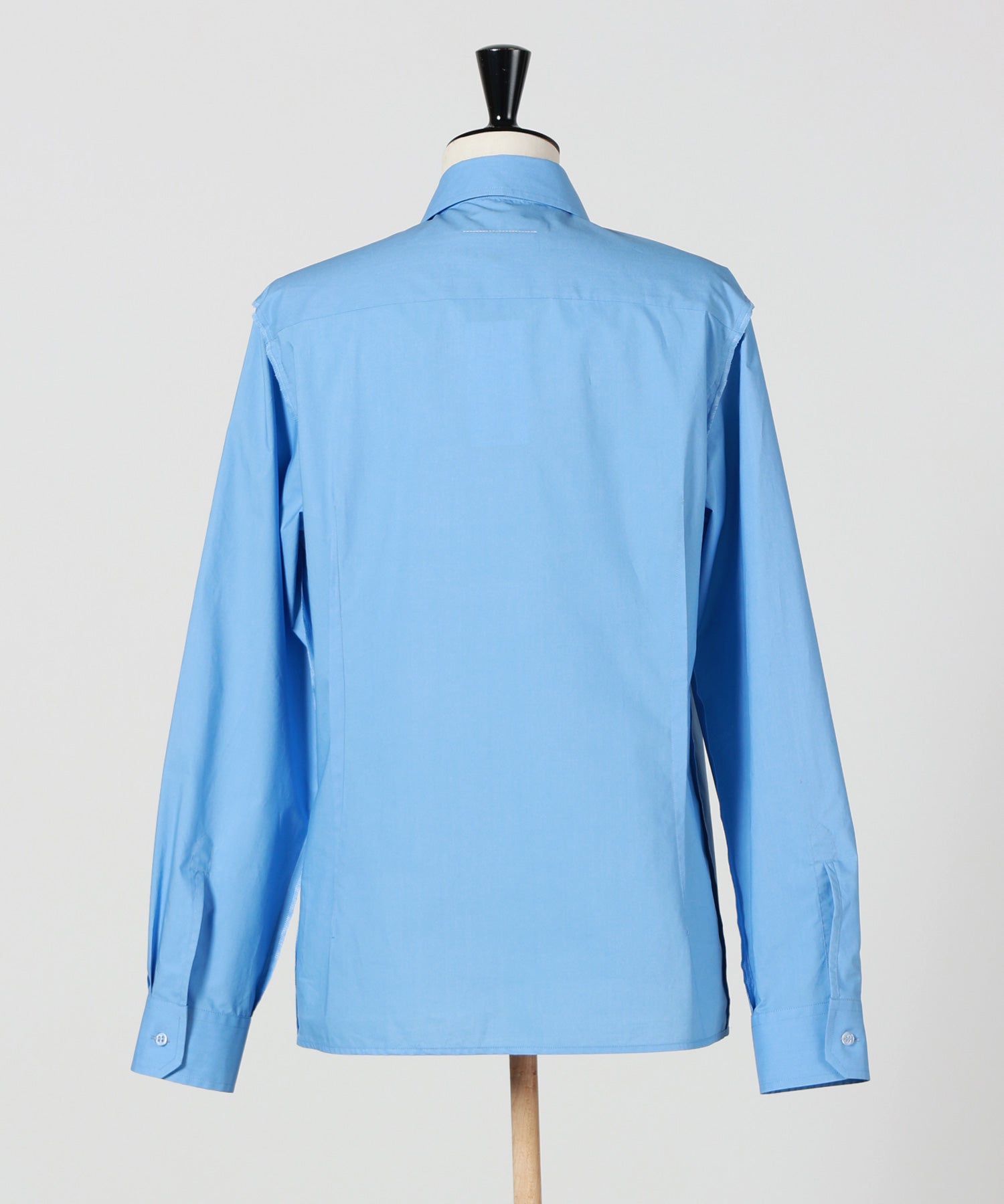 マルジェラ　ブルー　シャツ　無地 MM6 Maison Margiela(エムエムシックス メゾン マルジェラ)】 Edge