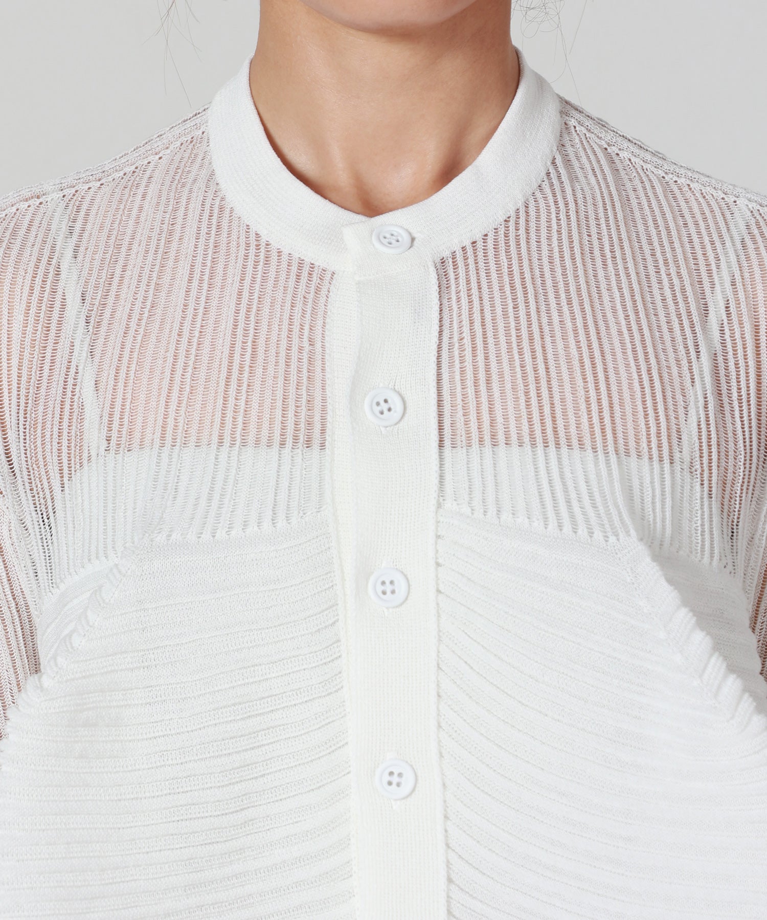 CFCL シアーカーディガン フレア CFCL(シーエフシーエル)】 TC POTTERY BUST FLARE CARDIGAN｜PARIGOT