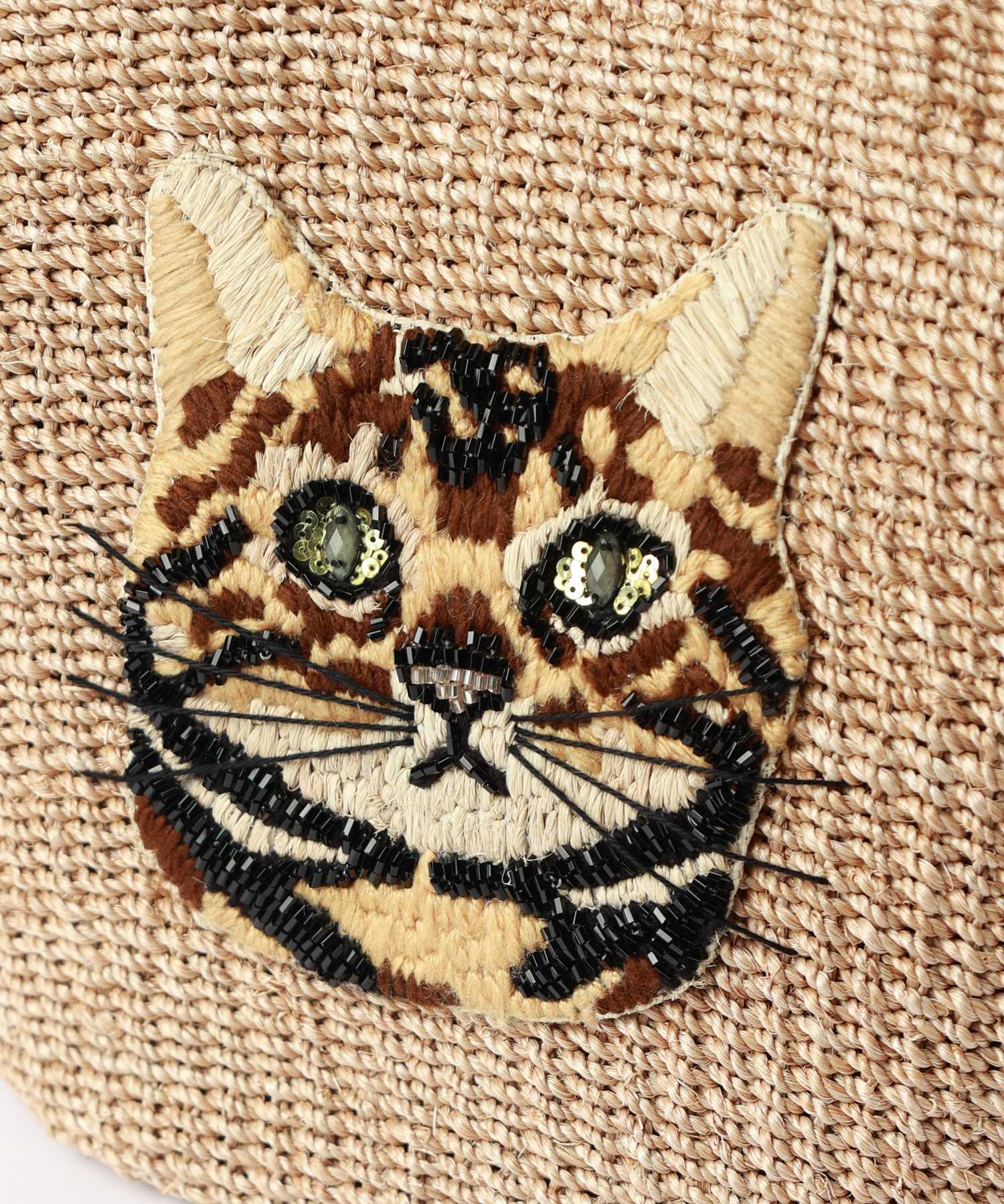 VIOLAd'ORO(ヴィオラドーロ)】 MIRO 刺繍ワッペン入 アバカ トート