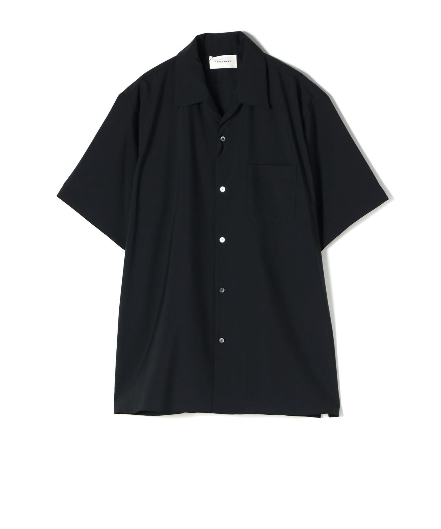 MARKAWARE(マーカウェア)】 ITALIAN OPEN COLLAR S/S SHIRT｜PARIGOT