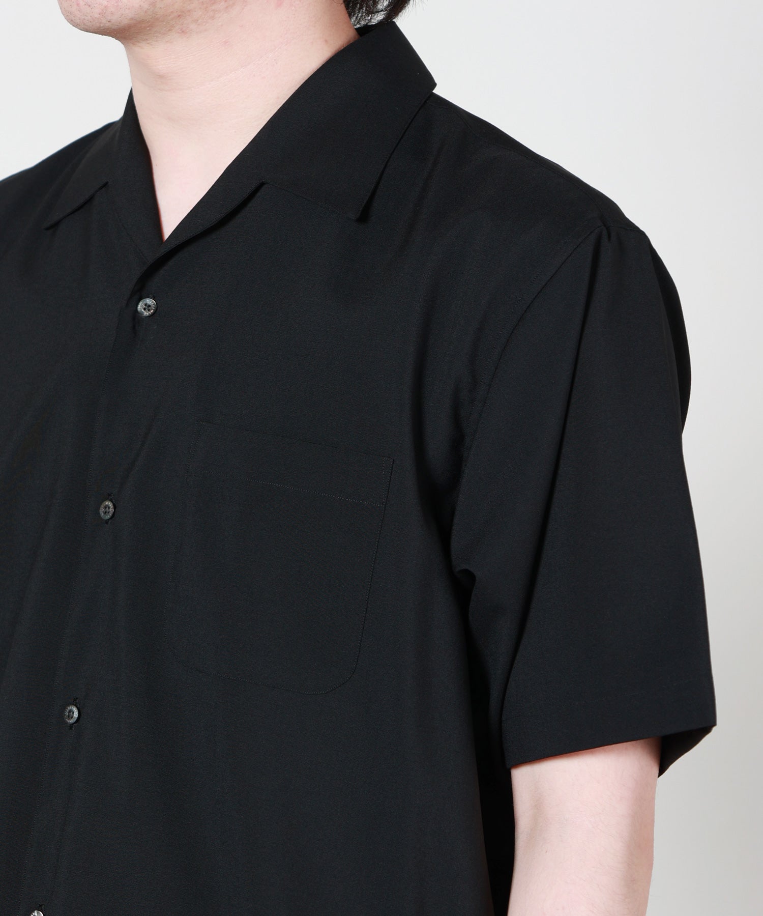MARKAWARE(マーカウェア)】 ITALIAN OPEN COLLAR S/S SHIRT｜PARIGOT